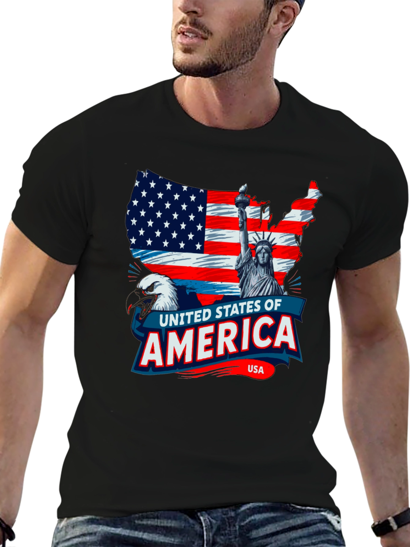 Patriotic USA Flag T-Shirt