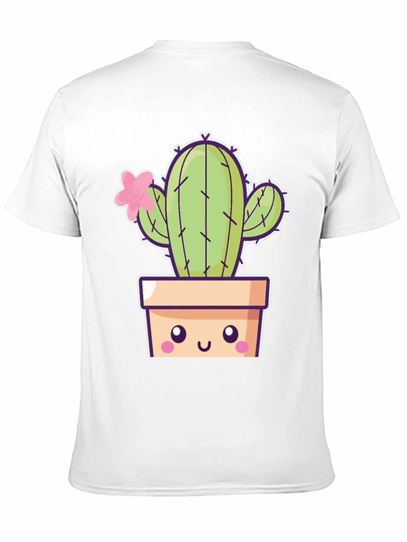 Cute Kawaii Cactus T-Shirt - Trendy Unisex Design