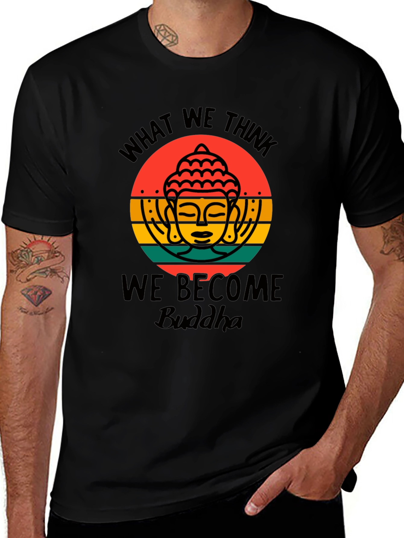 Buddha Graphic Tee - What We Think We Become