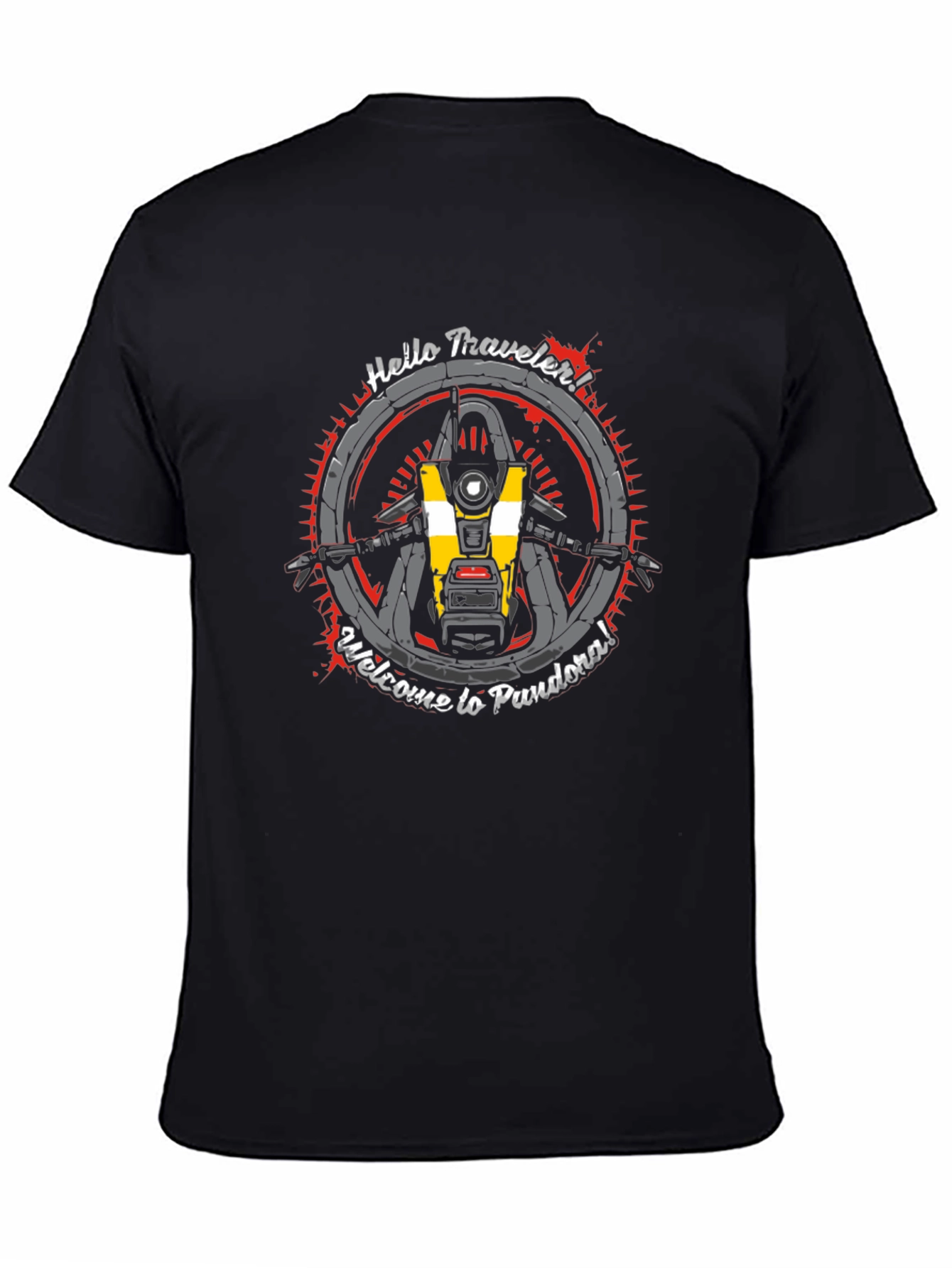 Borderlands Claptrap Hello Traveler Graphic Tee