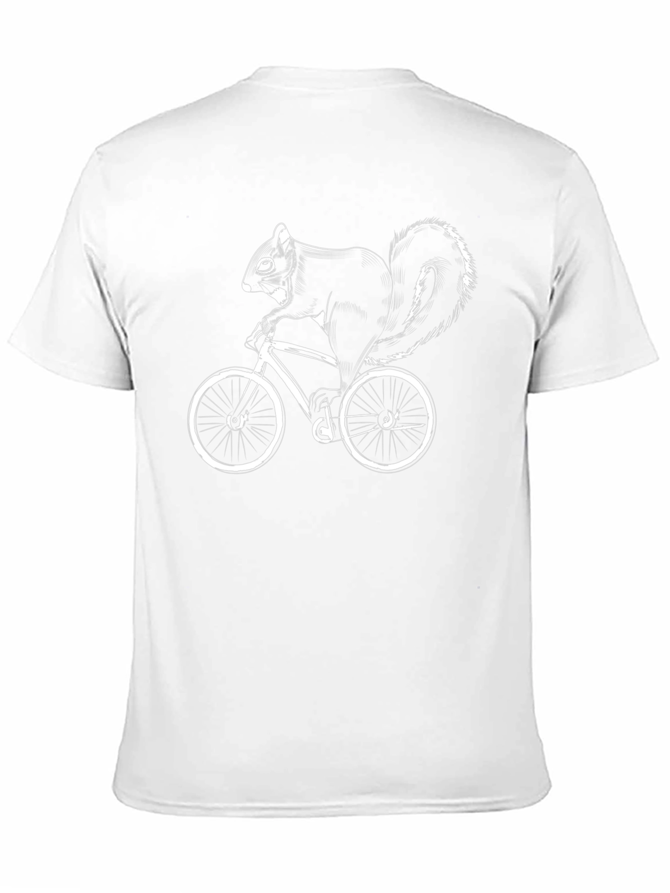Squirrel Riding Bike Graphic Tee
