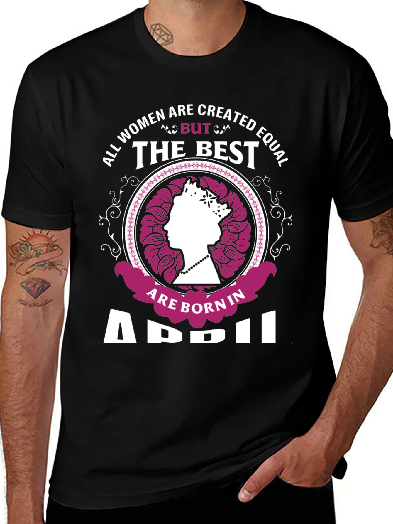 April Birthday Queen T-Shirt