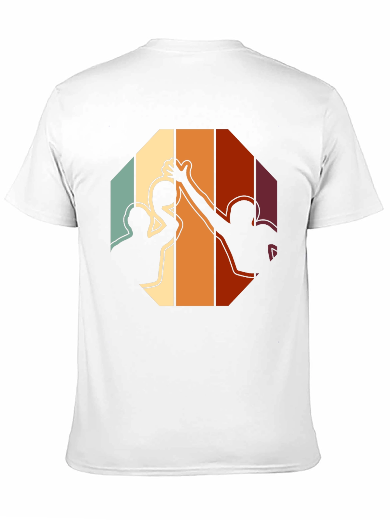 Retro Basketball Graphic Tee - Black