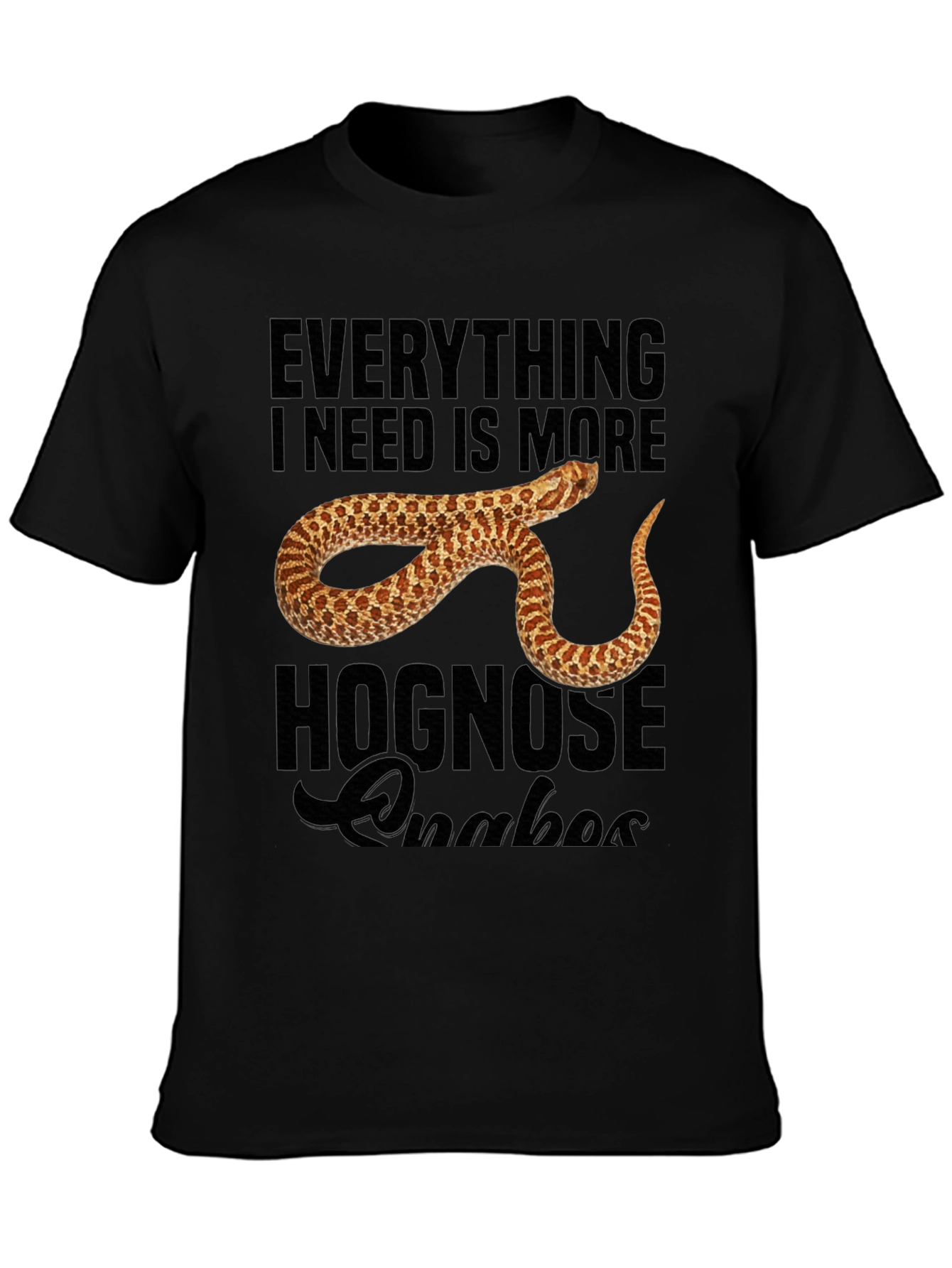 Hognose Snake Lover Graphic T-Shirt