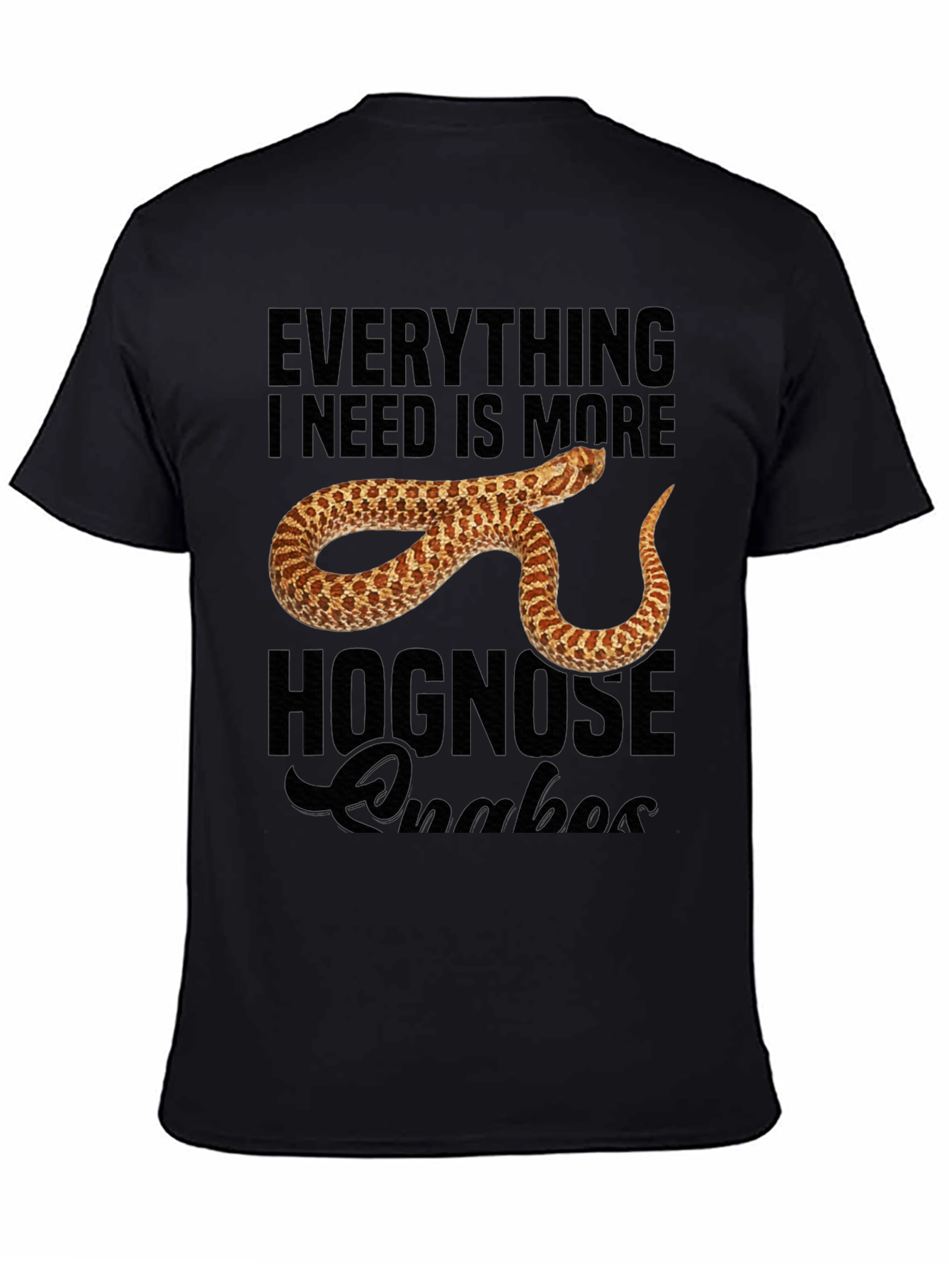 Hognose Snake Lover Graphic T-Shirt