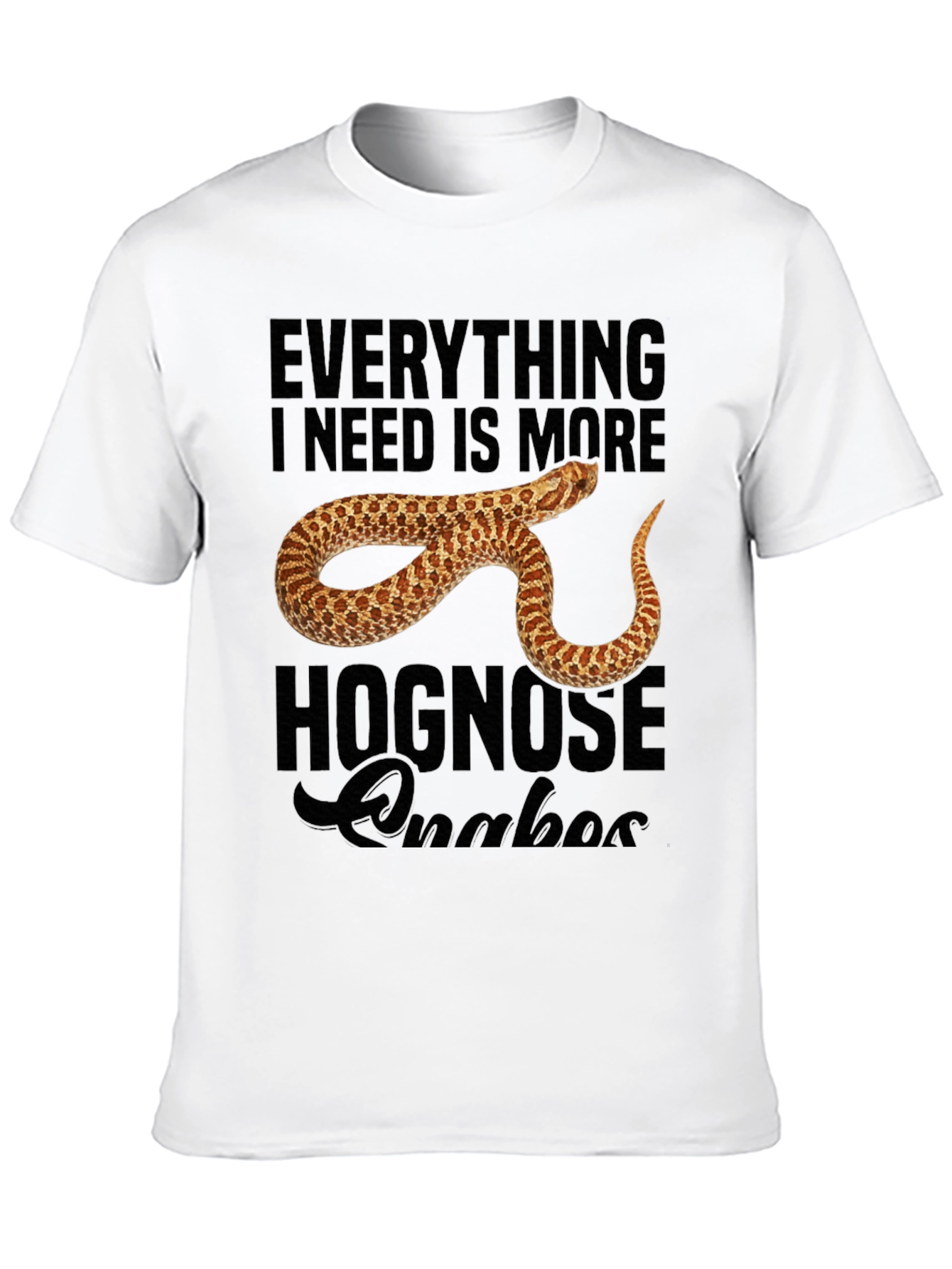 Hognose Snake Lover Graphic T-Shirt