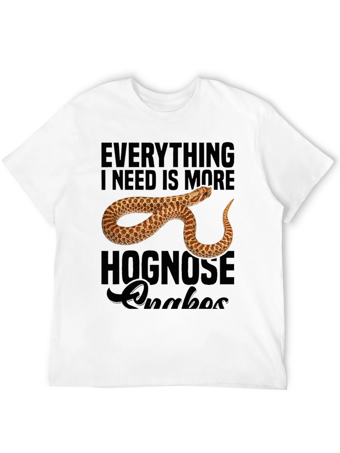 Hognose Snake Lover Graphic T-Shirt