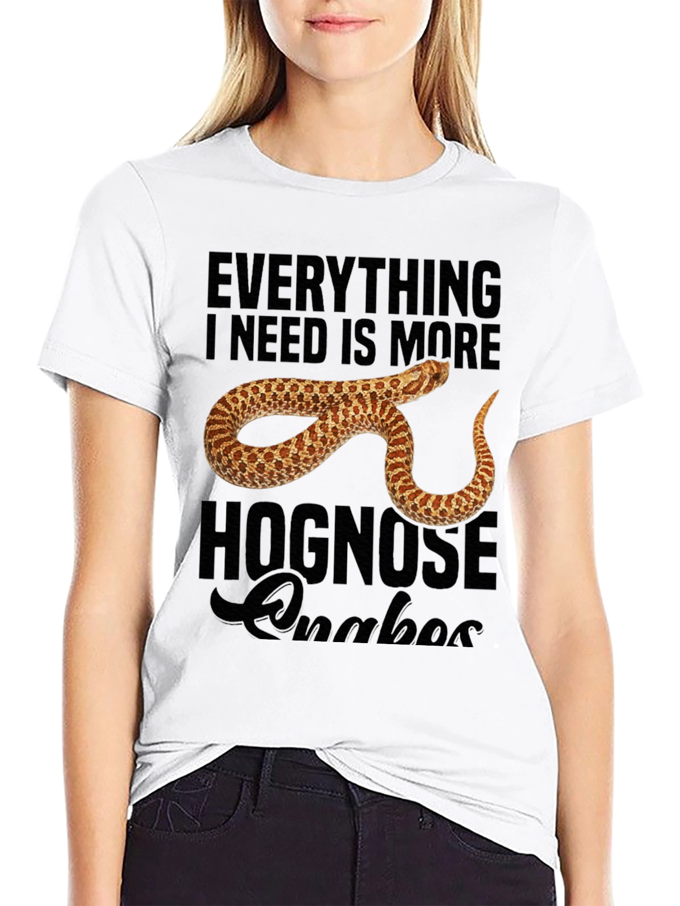 Hognose Snake Lover Graphic T-Shirt
