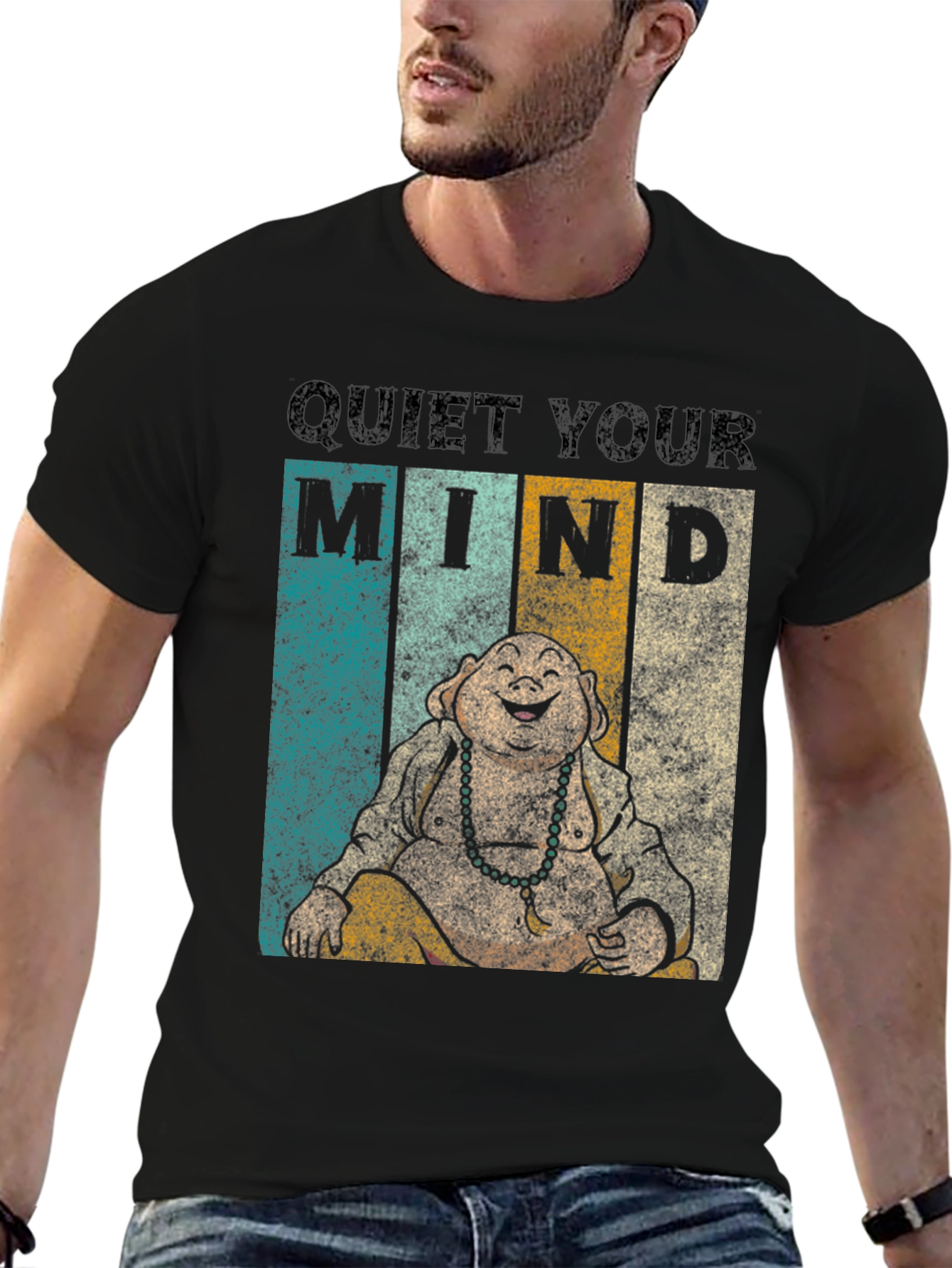 Quiet Your Mind Buddha Graphic Tee