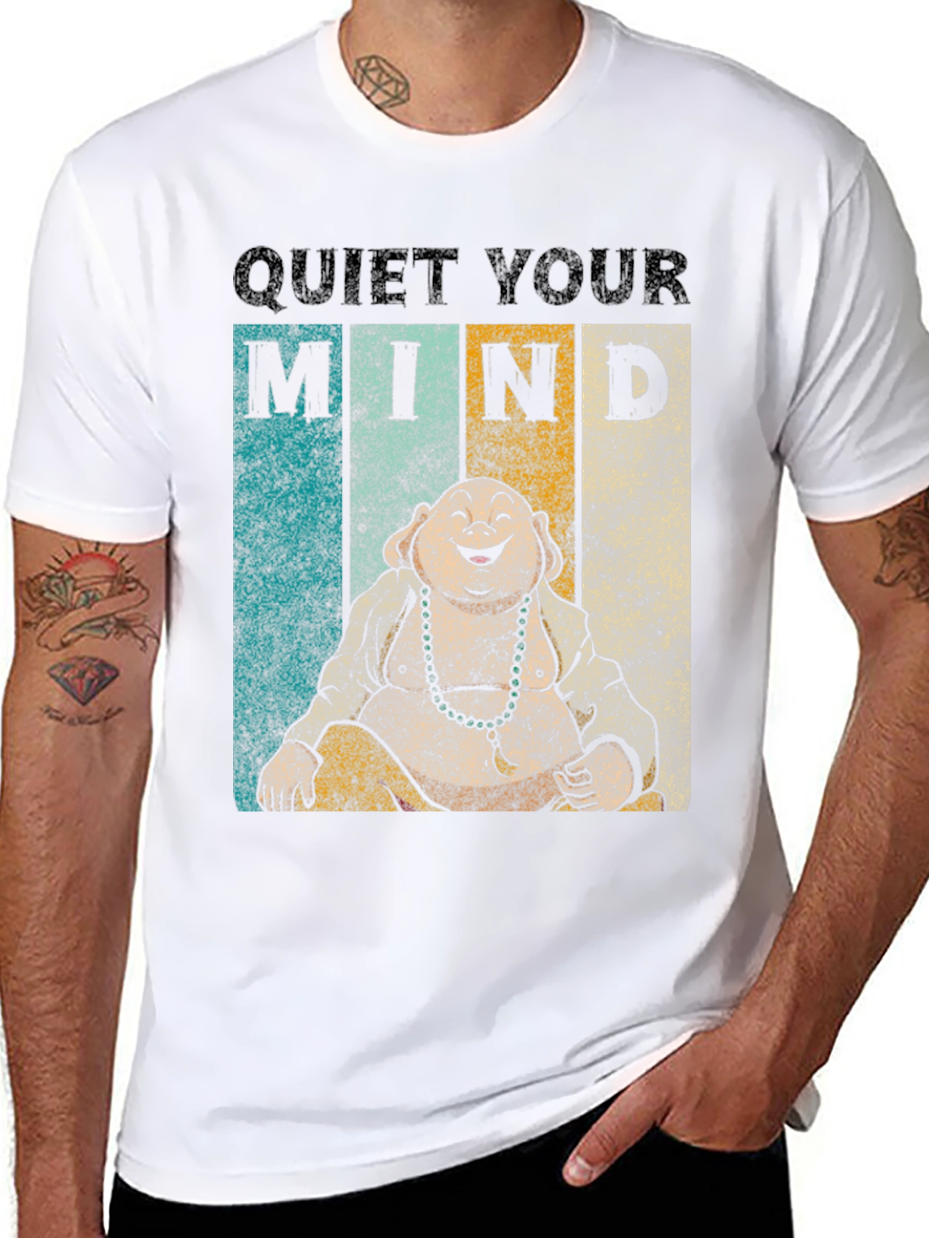 Quiet Your Mind Buddha Graphic Tee