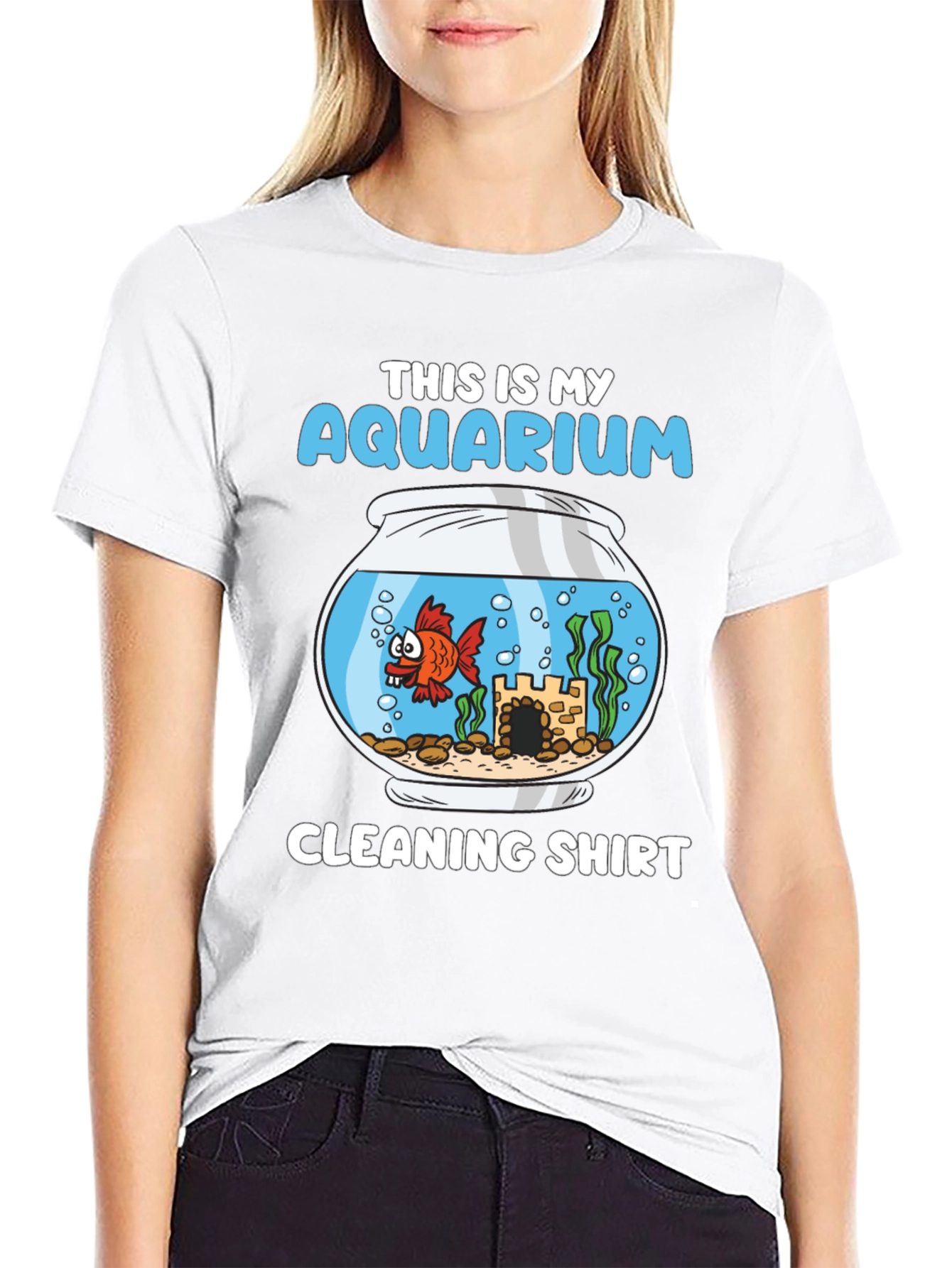 Aquarium Cleaning Shirt - Funny Fish Keeper Tee