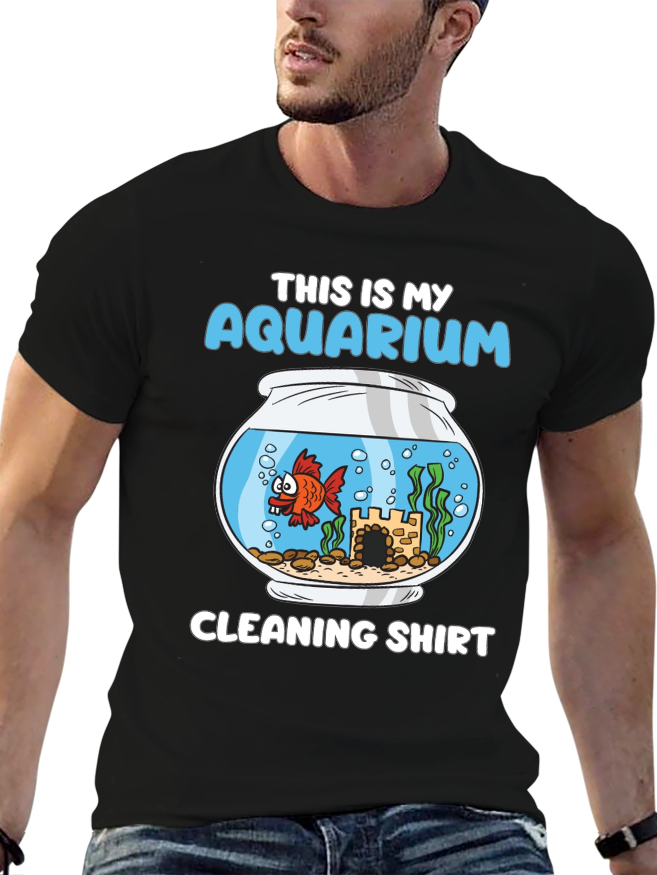 Aquarium Cleaning Shirt - Funny Fish Keeper Tee