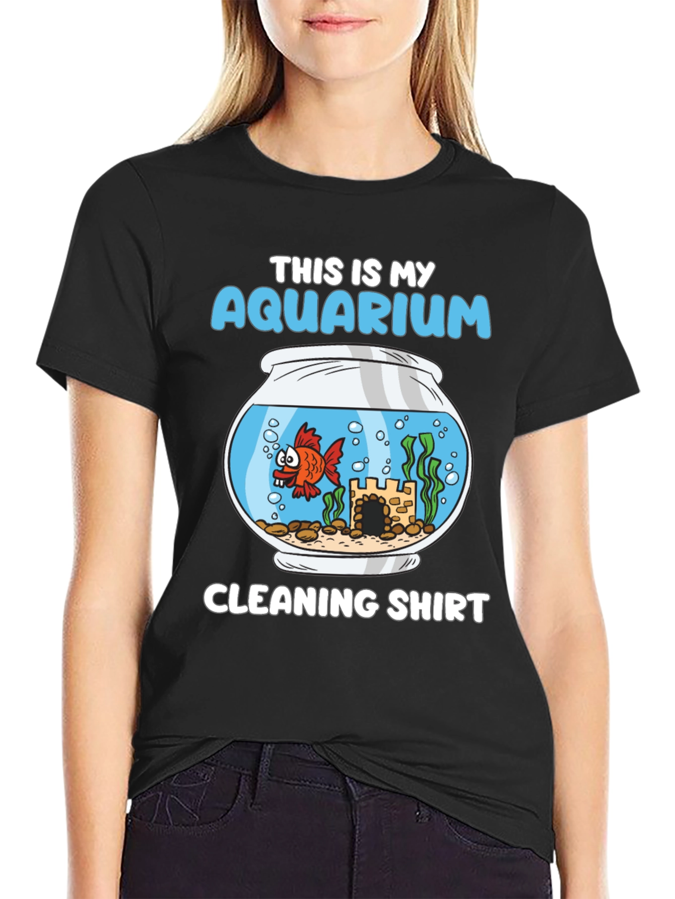 Aquarium Cleaning Shirt - Funny Fish Keeper Tee