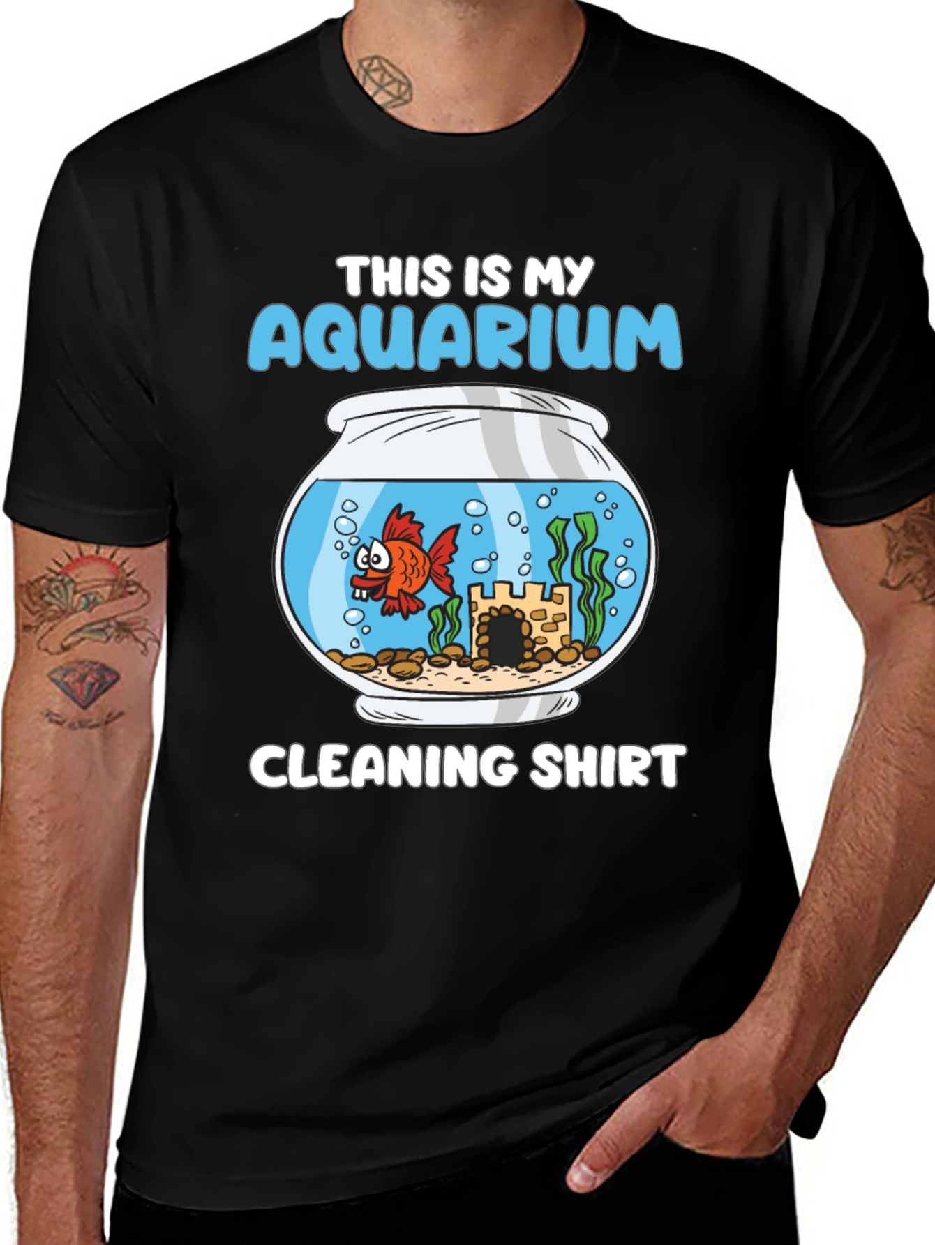 Aquarium Cleaning Shirt - Funny Fish Keeper Tee