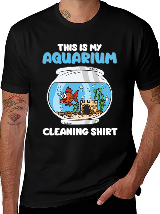 Aquarium Cleaning Shirt - Funny Fish Keeper Tee