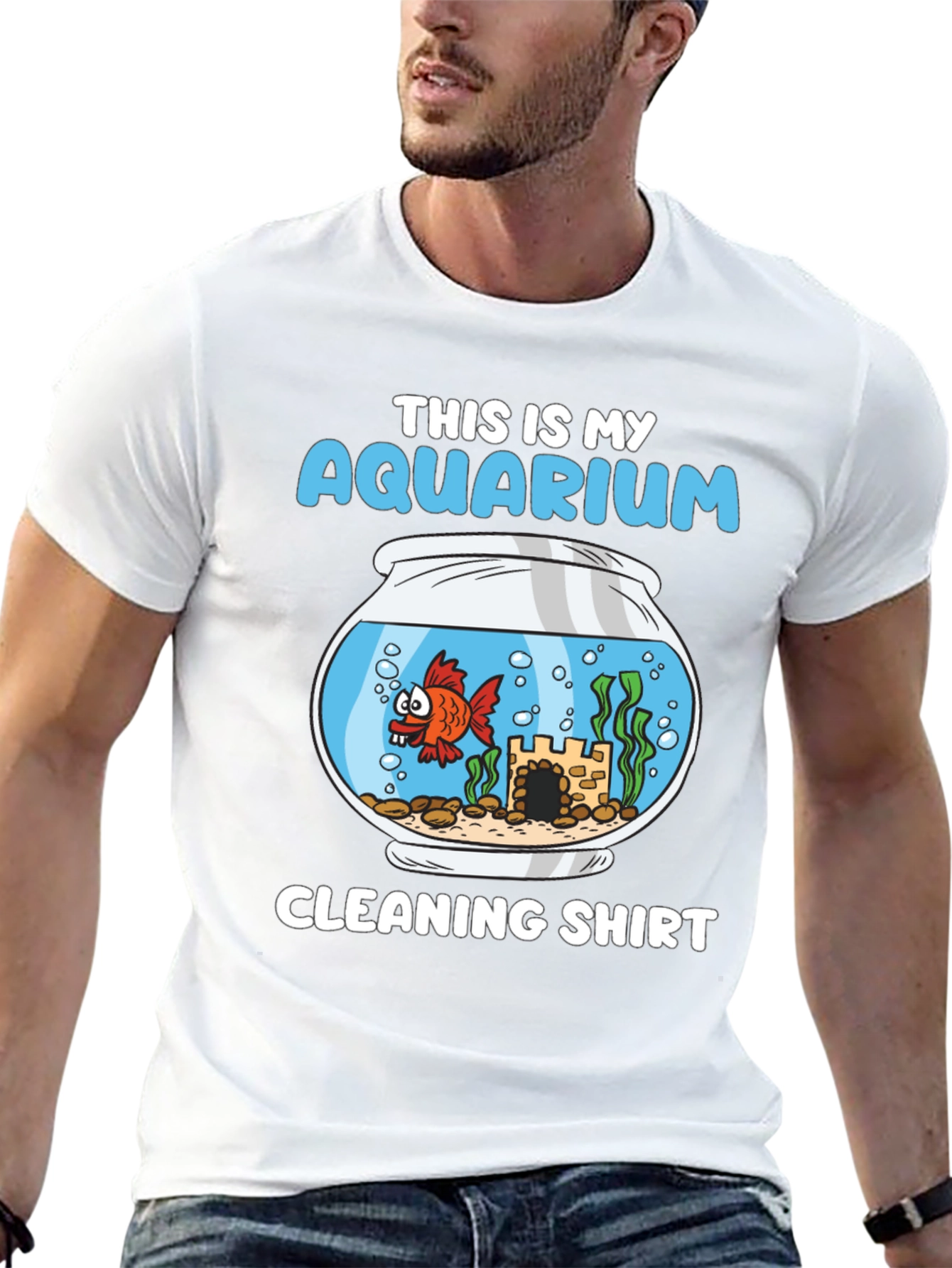 Aquarium Cleaning Shirt - Funny Fish Keeper Tee