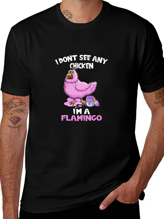 Funny Chicken Flamingo T-Shirt