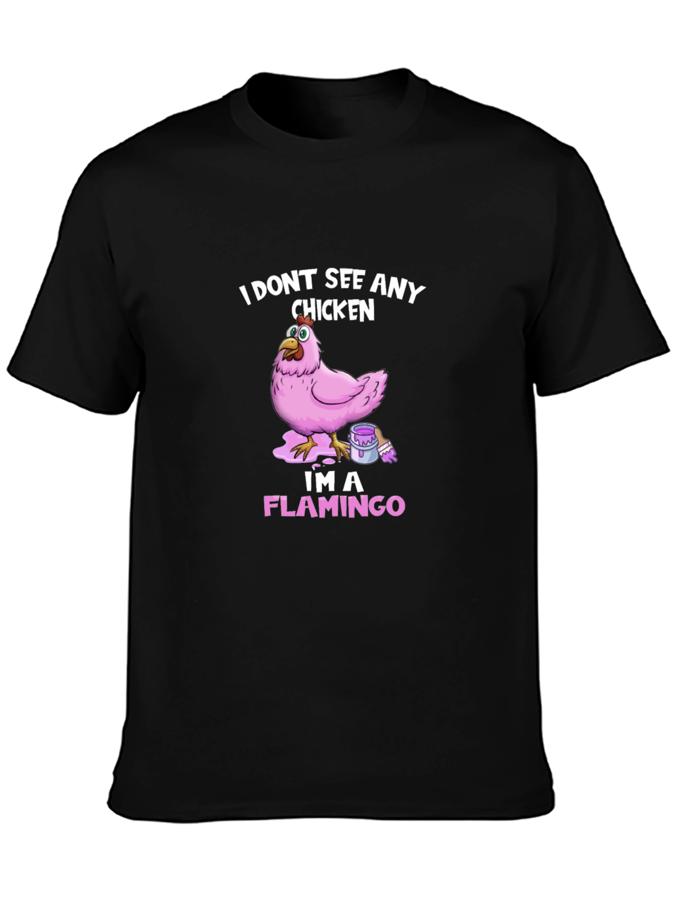 Funny Chicken Flamingo T-Shirt