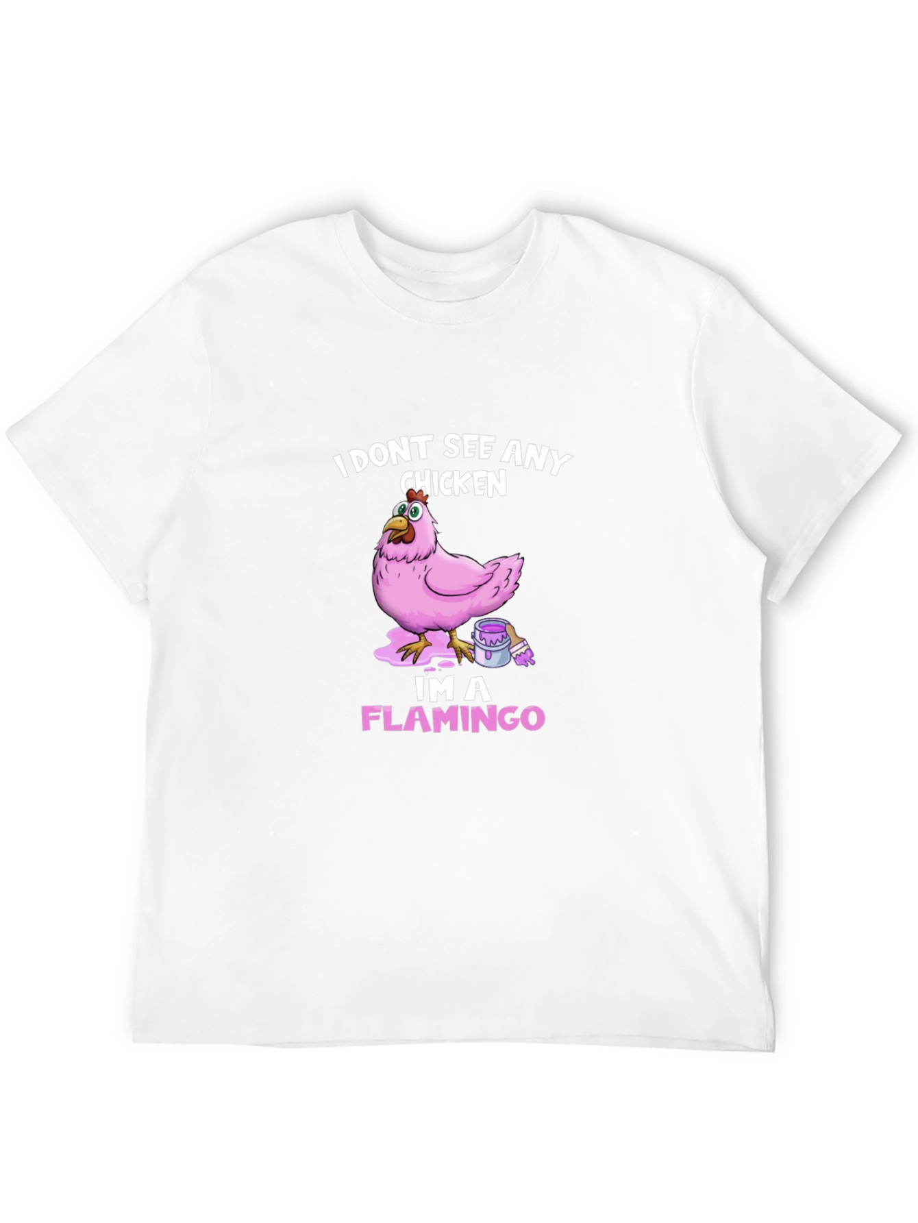 Funny Chicken Flamingo T-Shirt