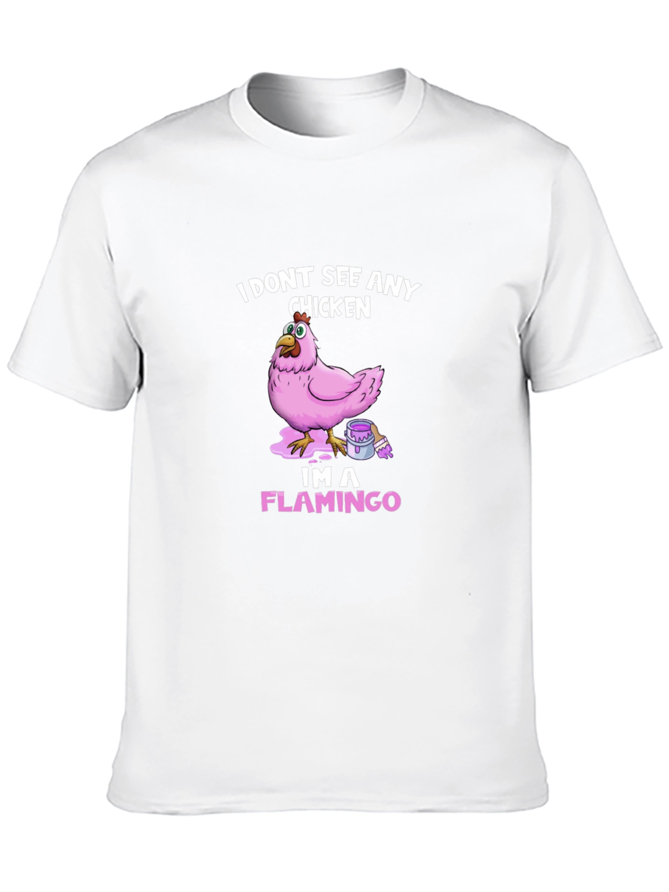 Funny Chicken Flamingo T-Shirt