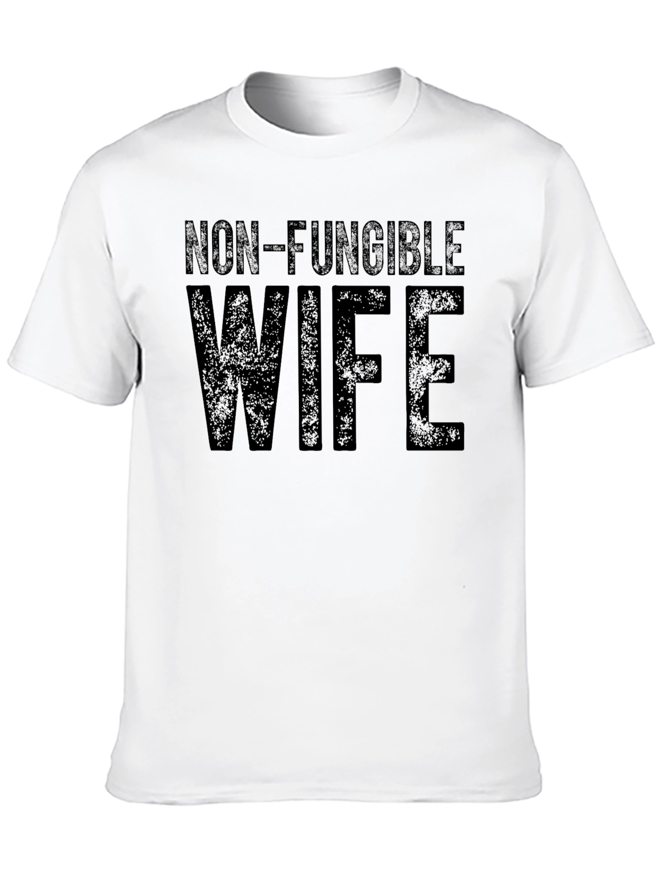 Non-Fungible Wife Black Graphic T-Shirt