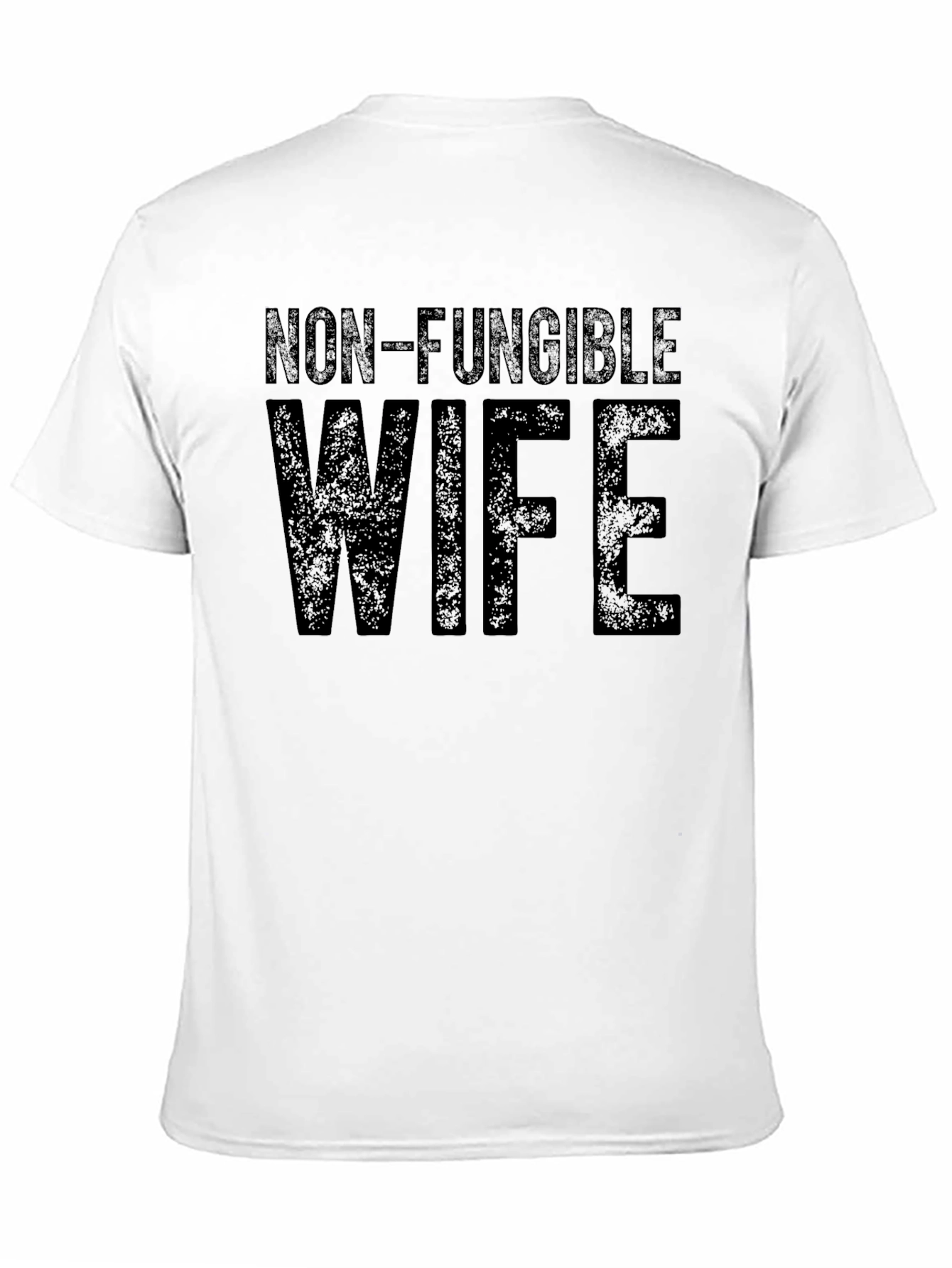 Non-Fungible Wife Black Graphic T-Shirt