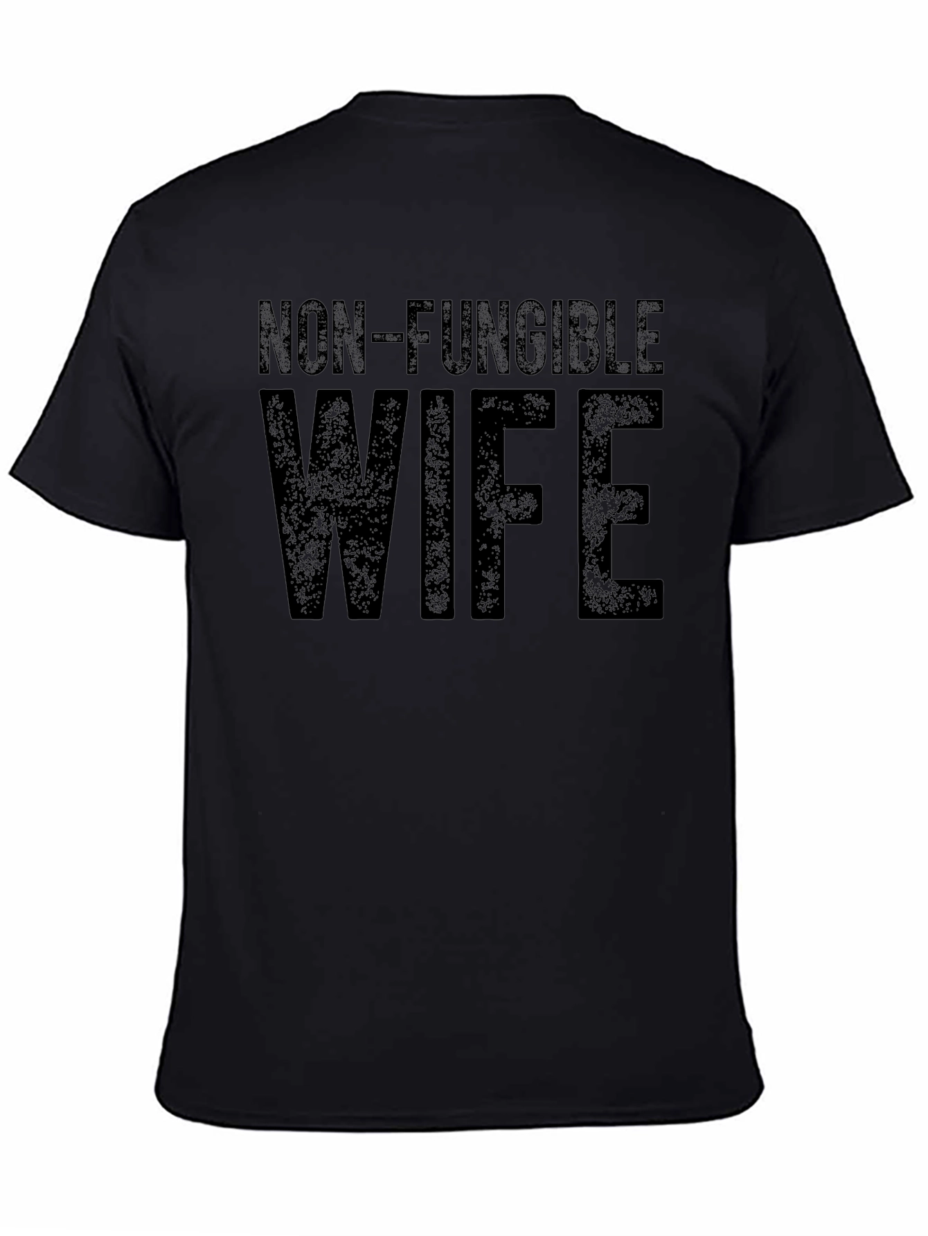Non-Fungible Wife Black Graphic T-Shirt