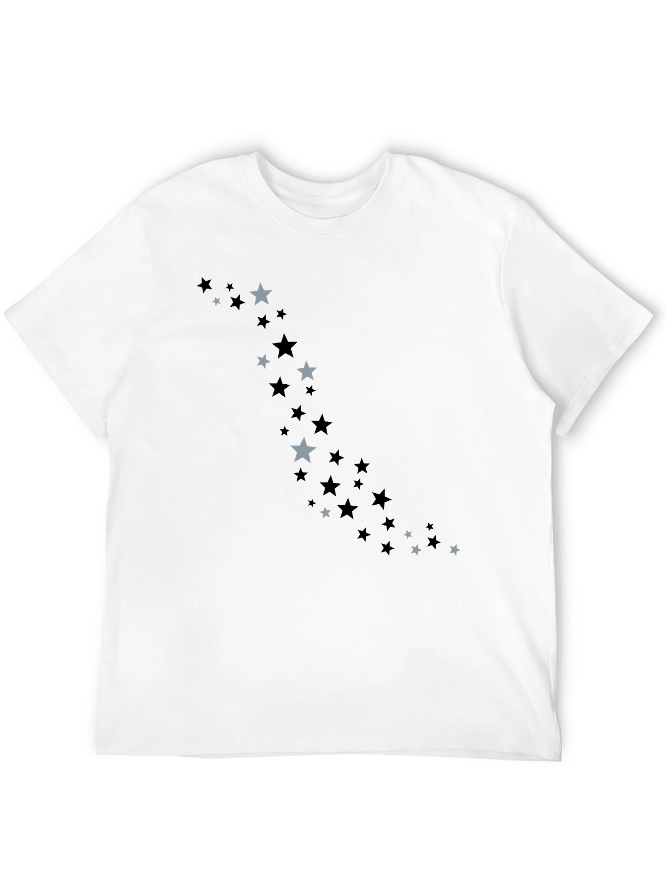 Starry Night Black T-Shirt - Casual Comfort