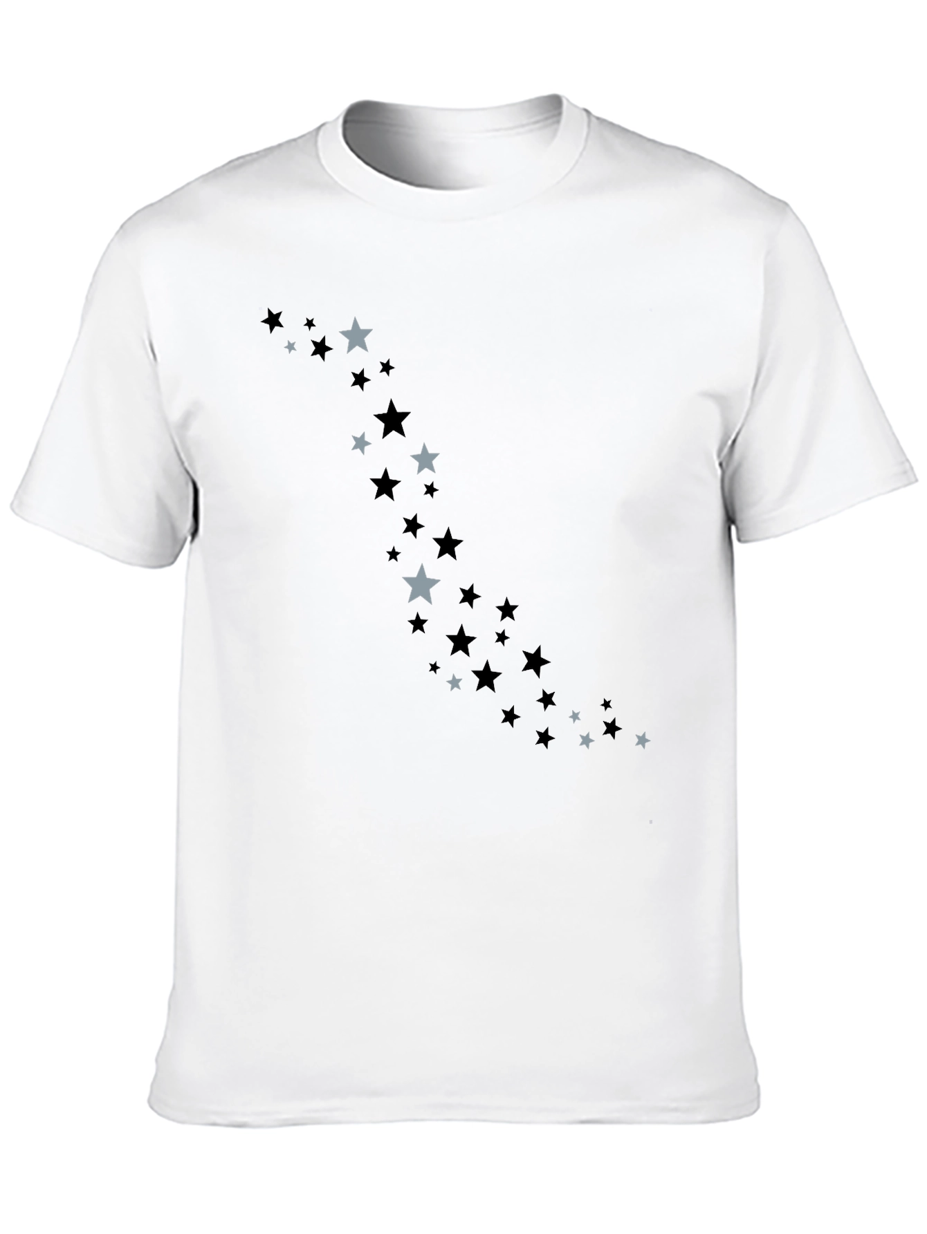 Starry Night Black T-Shirt - Casual Comfort
