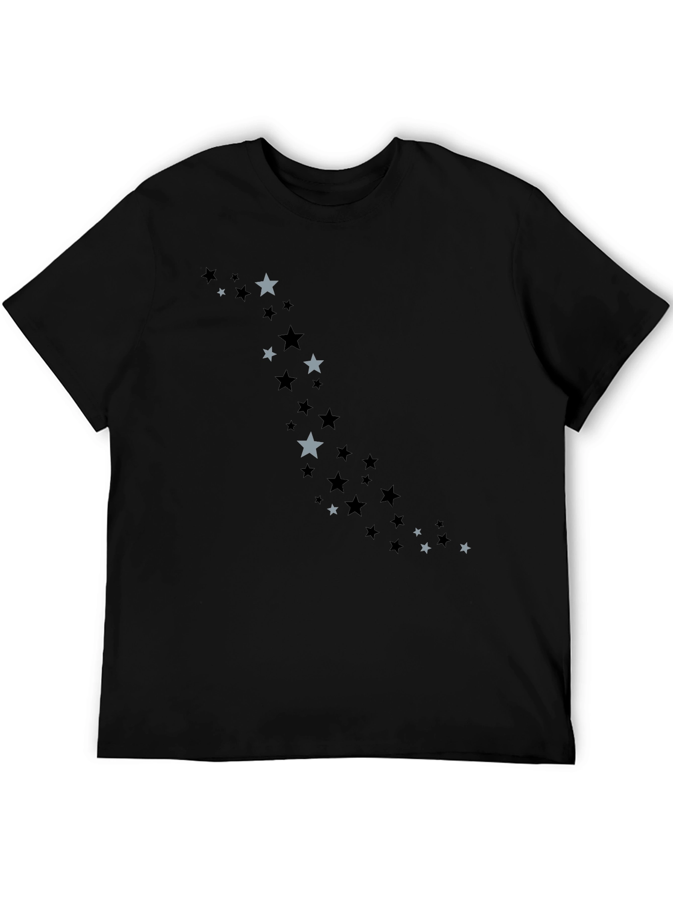 Starry Night Black T-Shirt - Casual Comfort