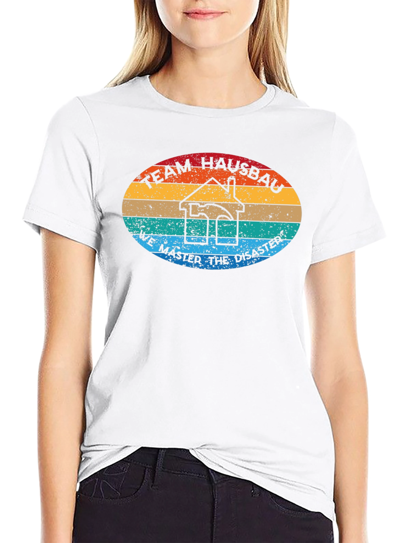 Team Hausbau T-Shirt - We Master the Disaster