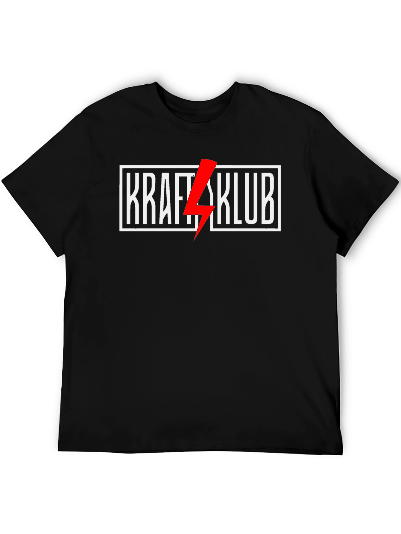 Kraftklub Lightning Bolt Black T-Shirt