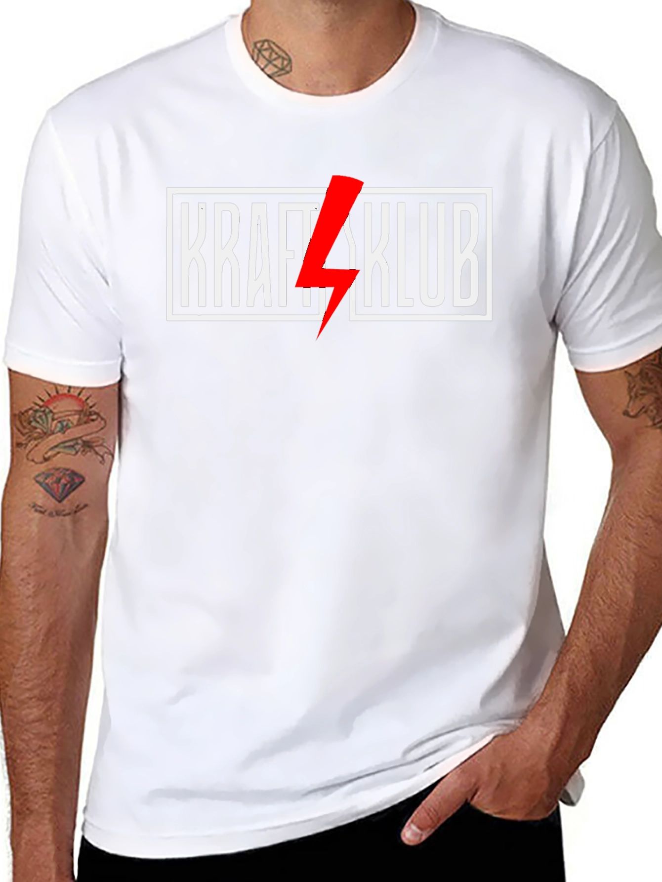 Kraftklub Lightning Bolt Black T-Shirt