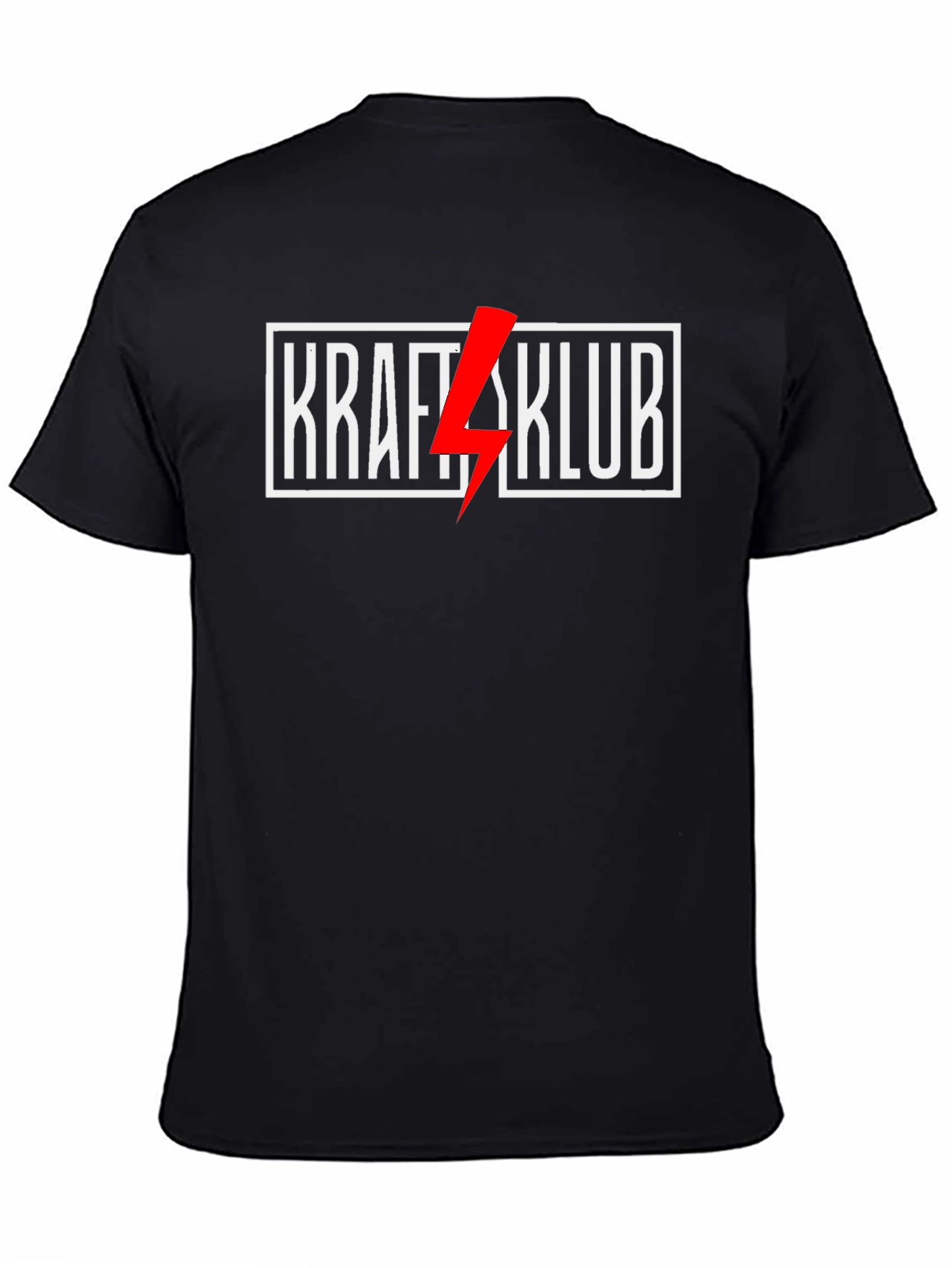 Kraftklub Lightning Bolt Black T-Shirt