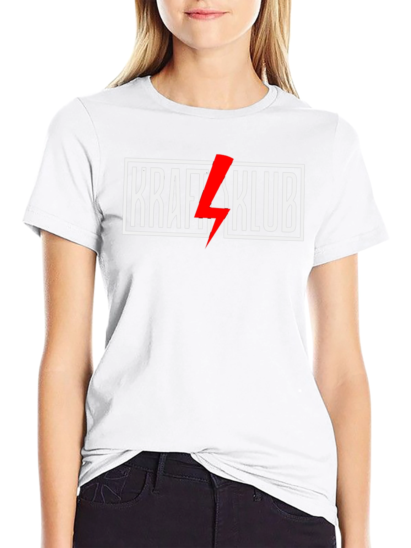 Kraftklub Lightning Bolt Black T-Shirt