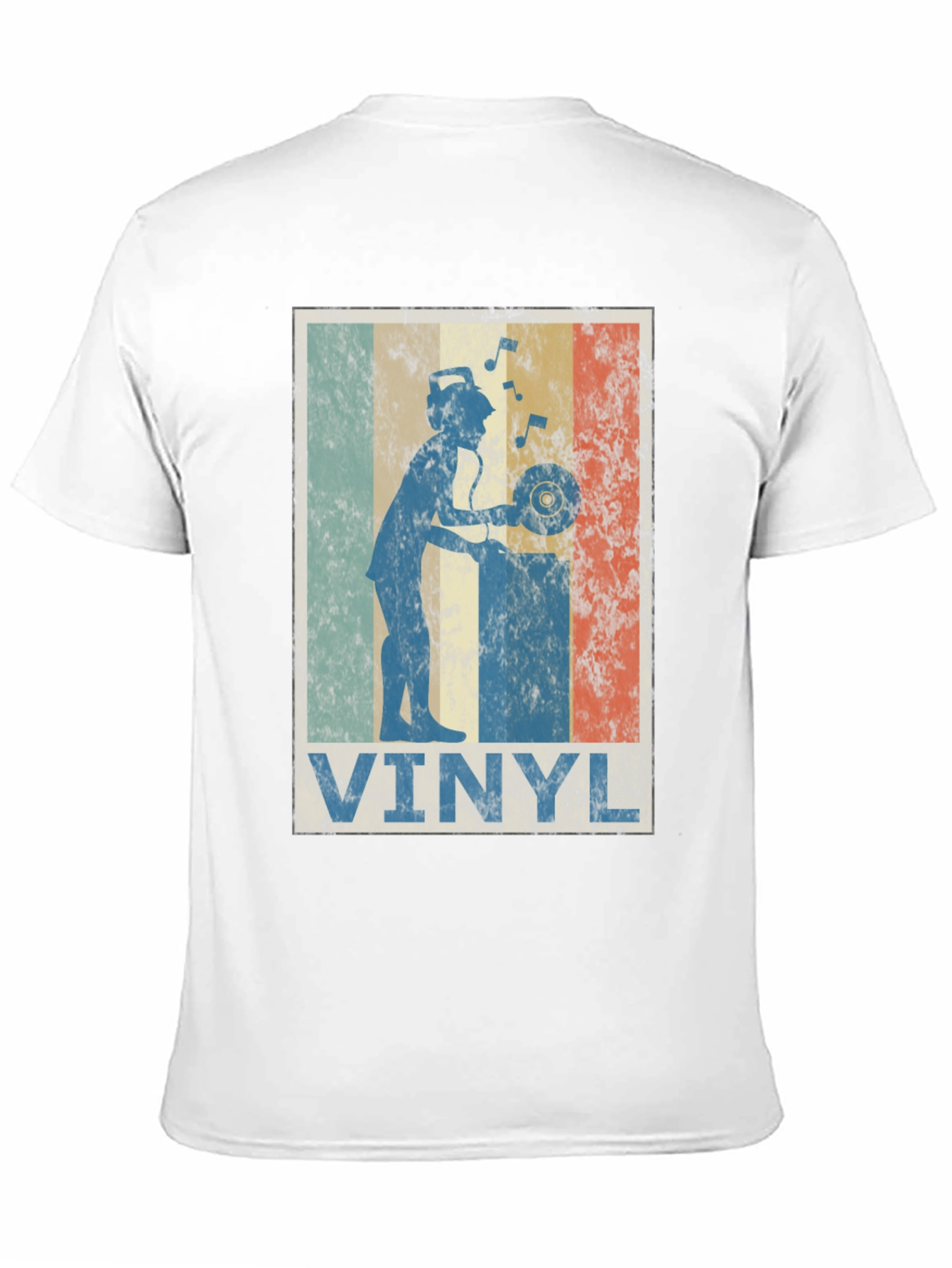 Retro Vinyl DJ Graphic T-Shirt