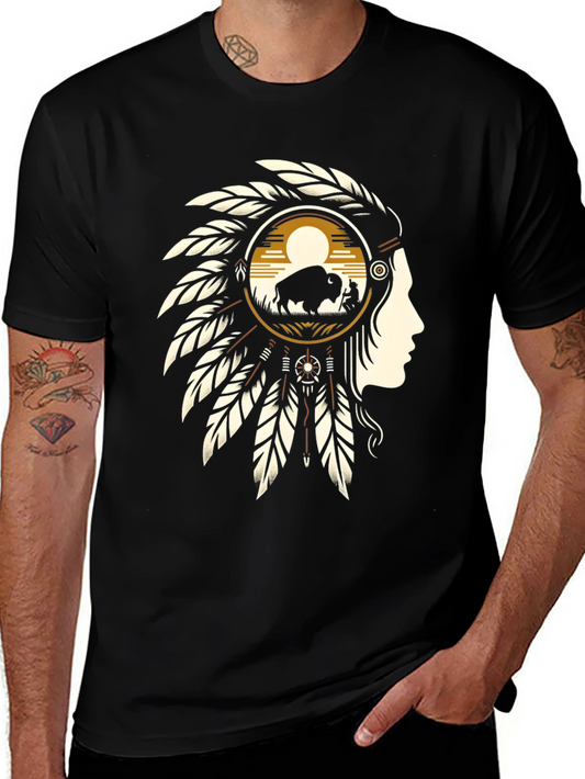 Native American Buffalo T-Shirt