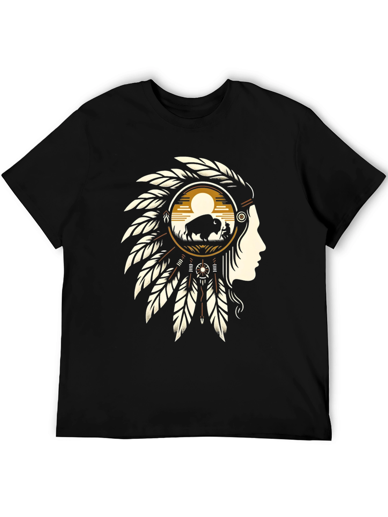 Native American Buffalo T-Shirt
