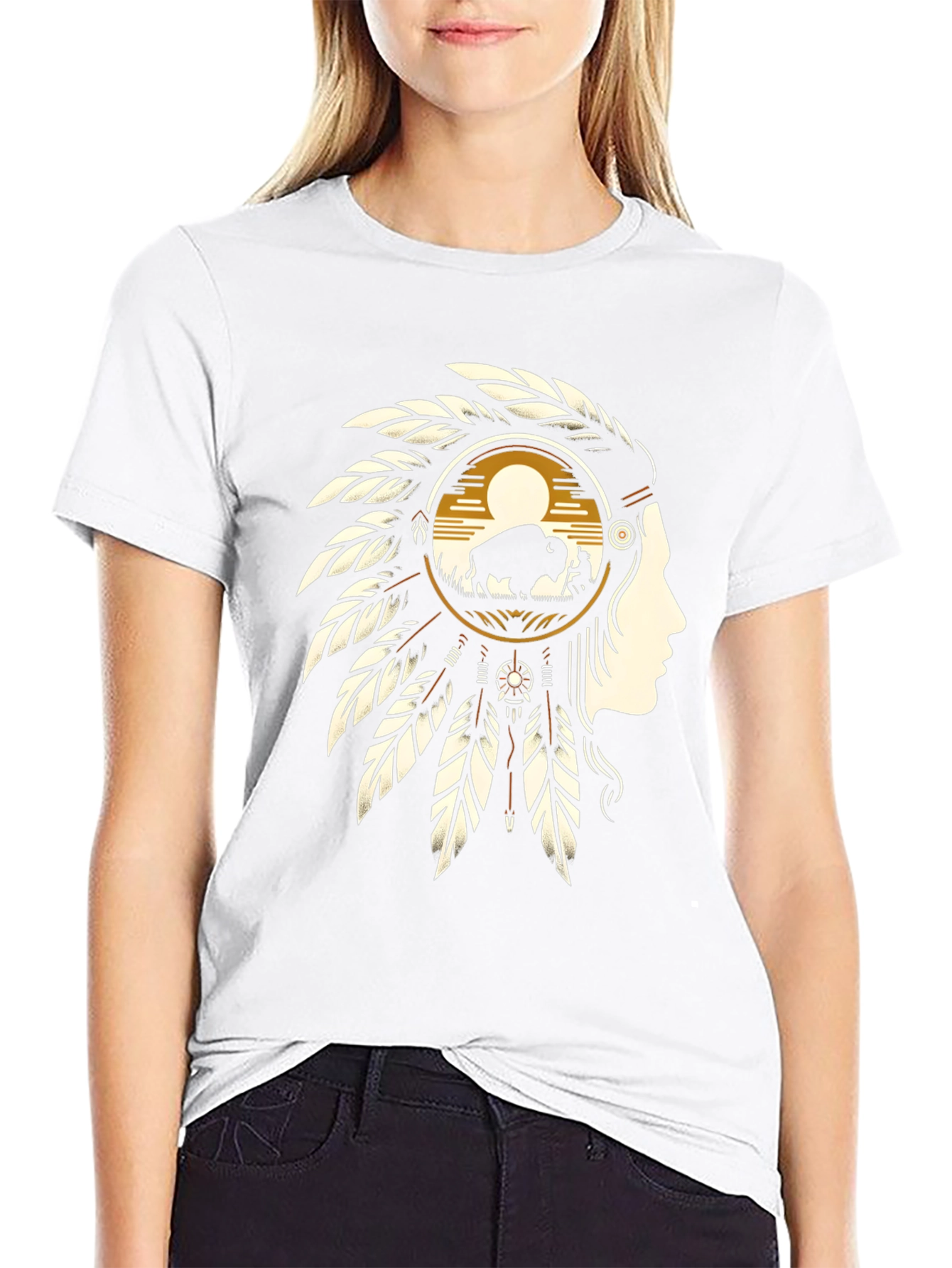 Native American Buffalo T-Shirt