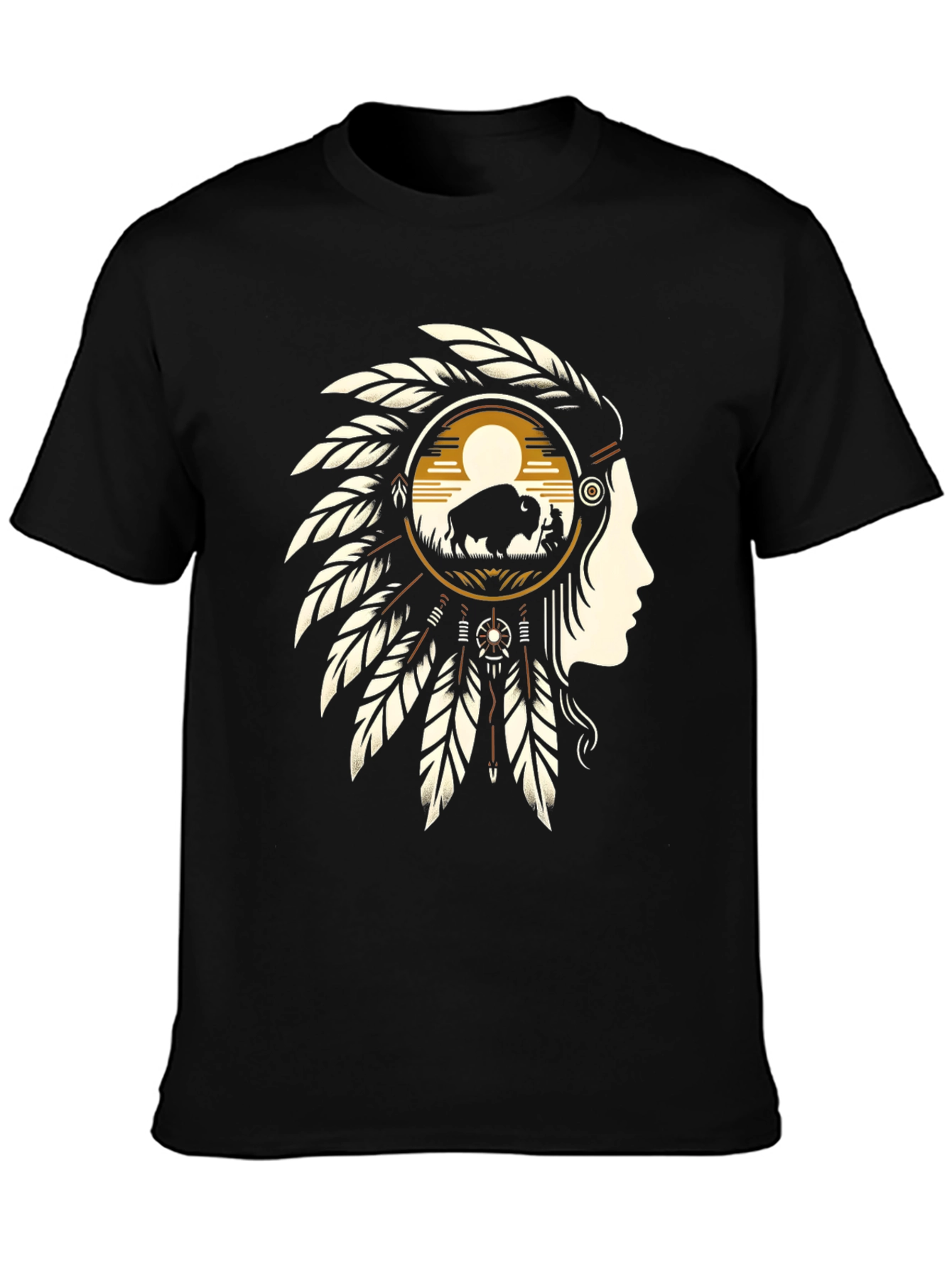 Native American Buffalo T-Shirt