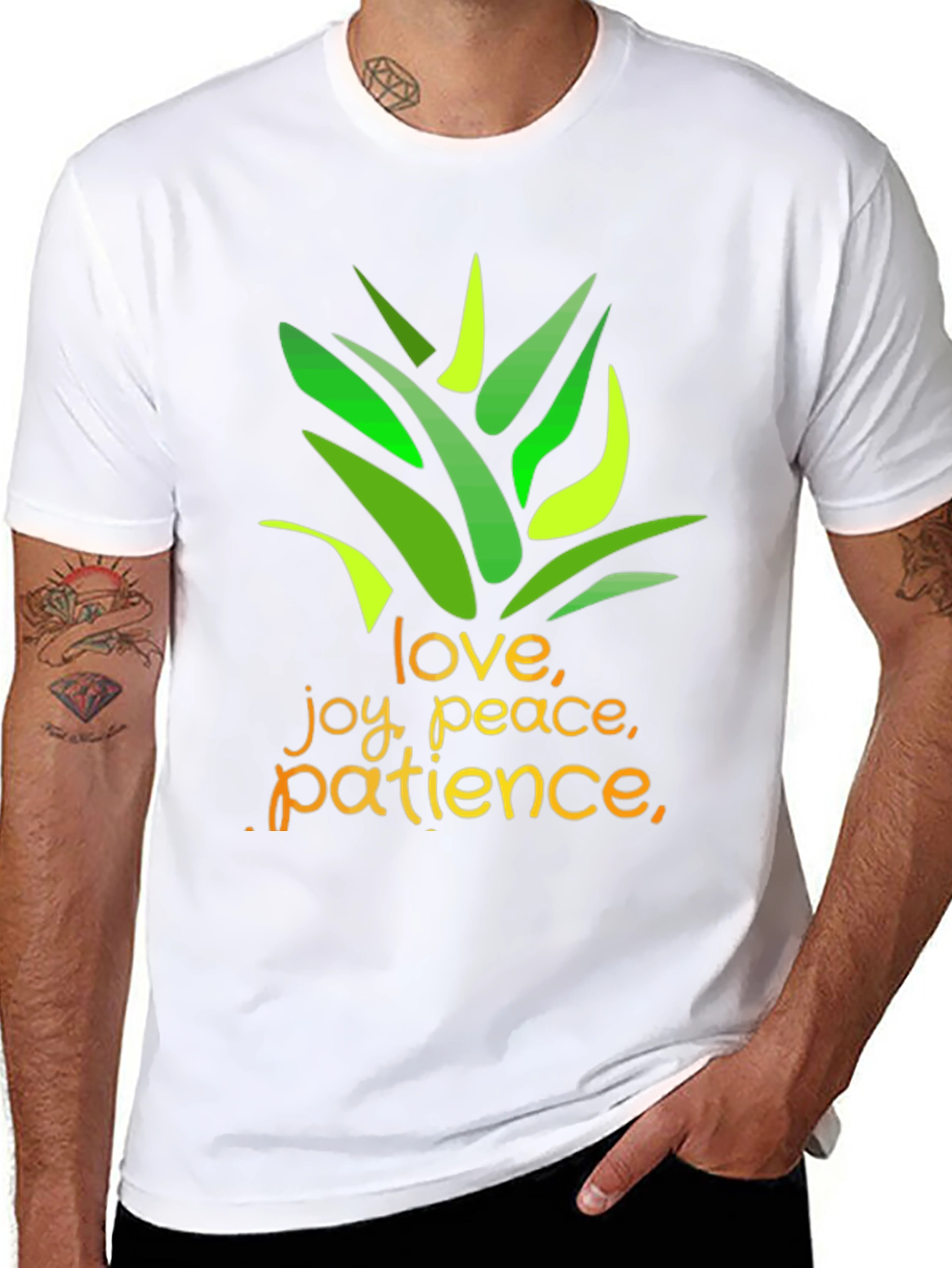 Love Joy Peace Patience Graphic Tee