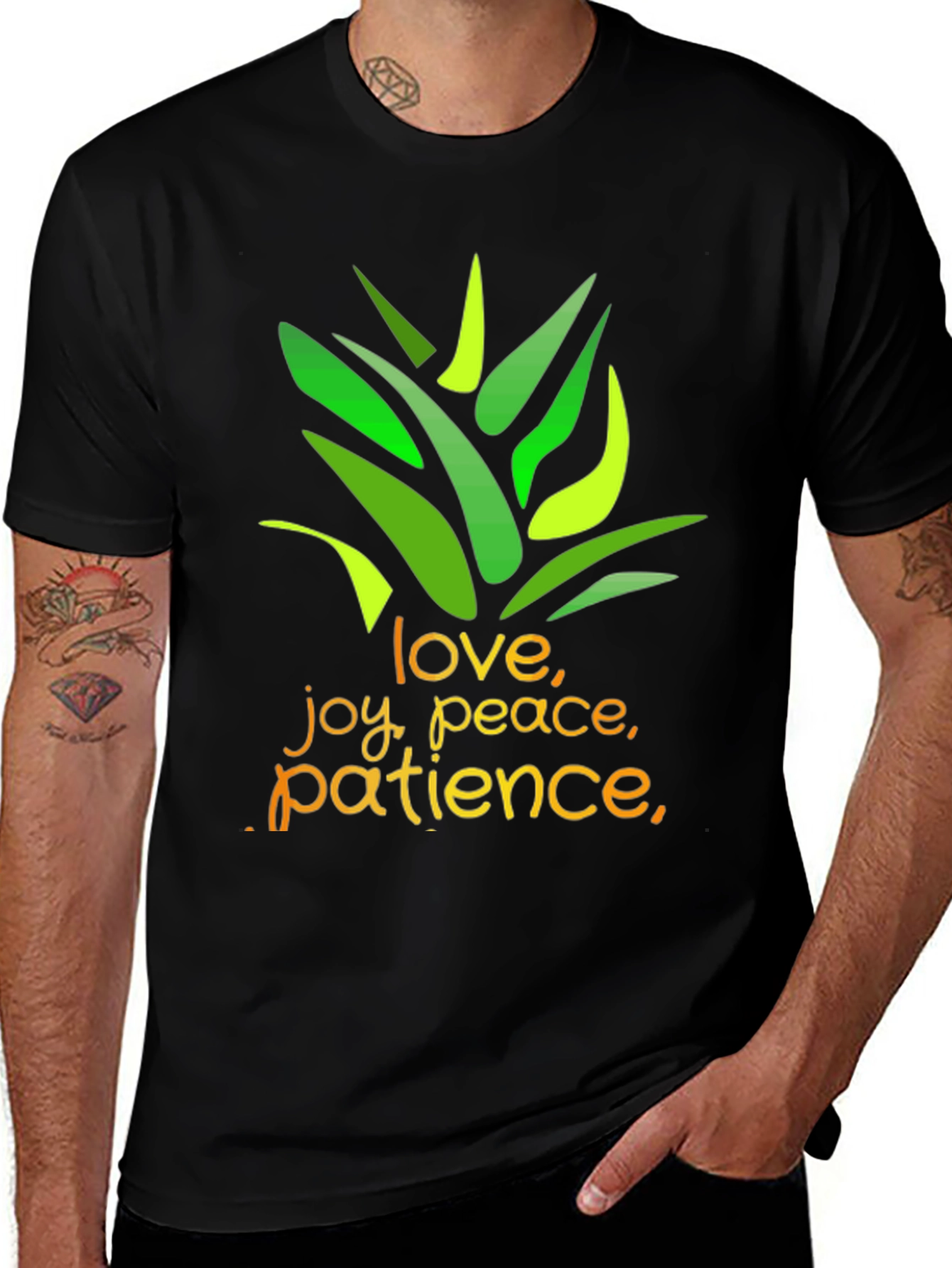 Love Joy Peace Patience Graphic Tee
