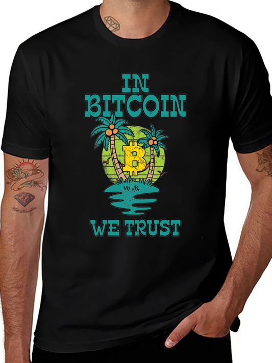 In Bitcoin We Trust T-Shirt - Cryptocurrency Tee
