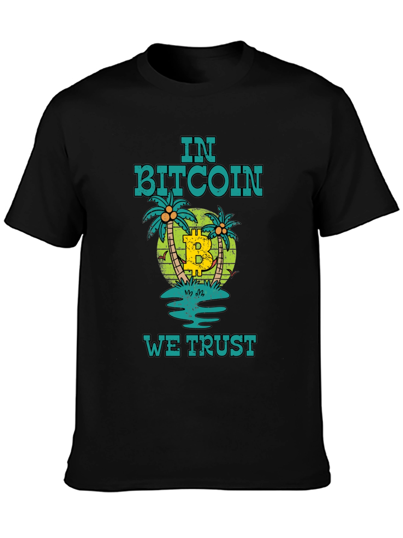 In Bitcoin We Trust T-Shirt - Cryptocurrency Tee