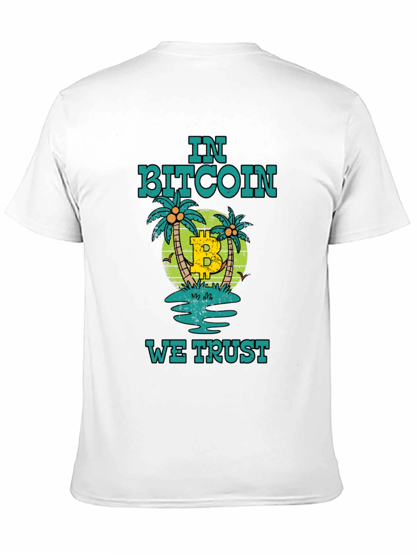 In Bitcoin We Trust T-Shirt - Cryptocurrency Tee