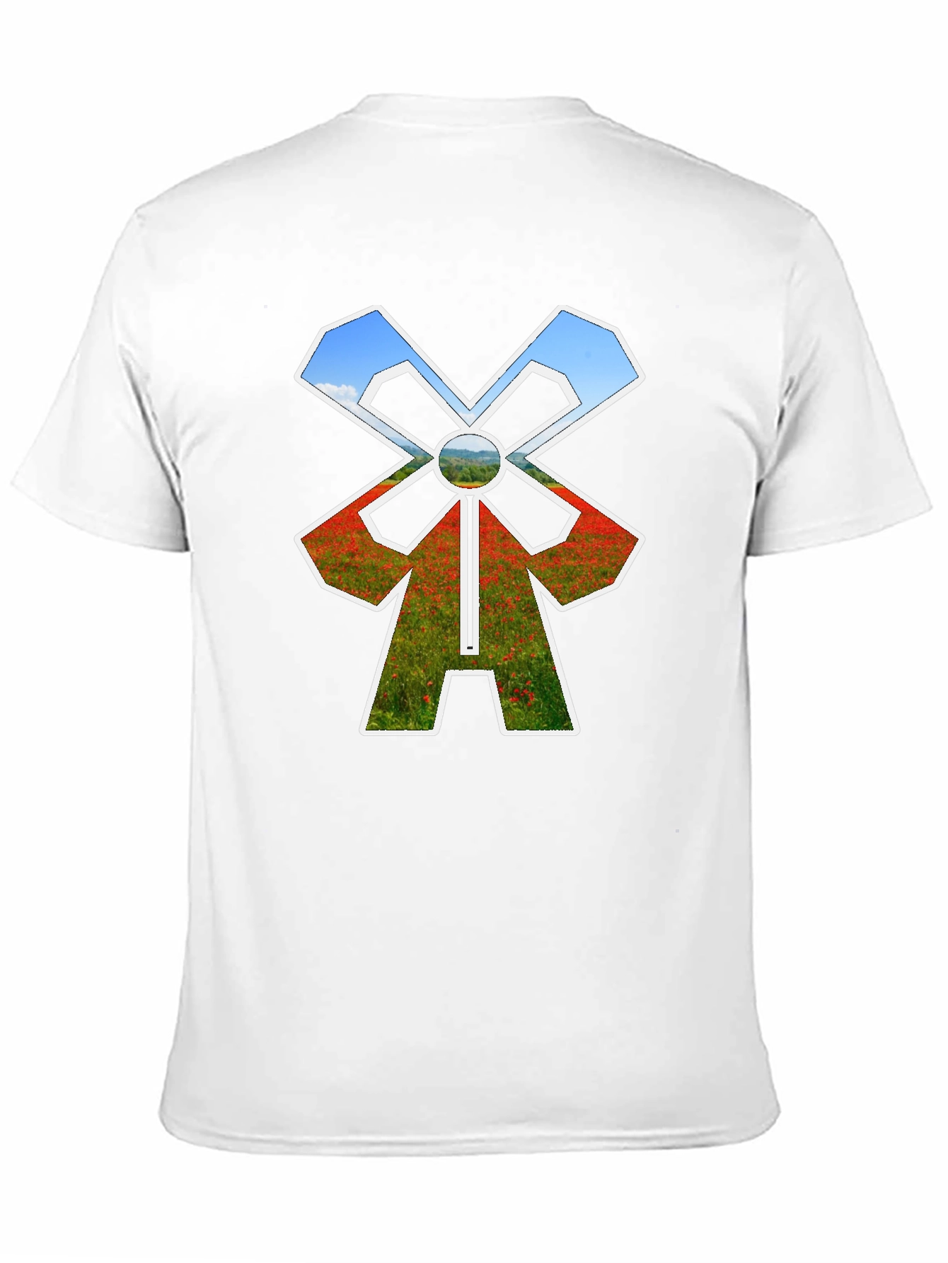 Windmill T-Shirt - Nature Scene Design