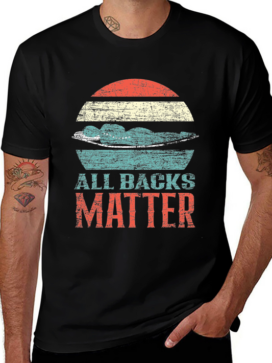 All Backs Matter Graphic Tee - Unisex Retro Style T-Shirt