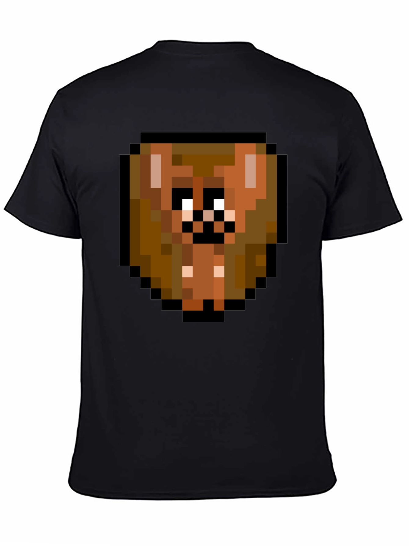 Pixelated Brown Bear T-Shirt - Funky Graphic Tee