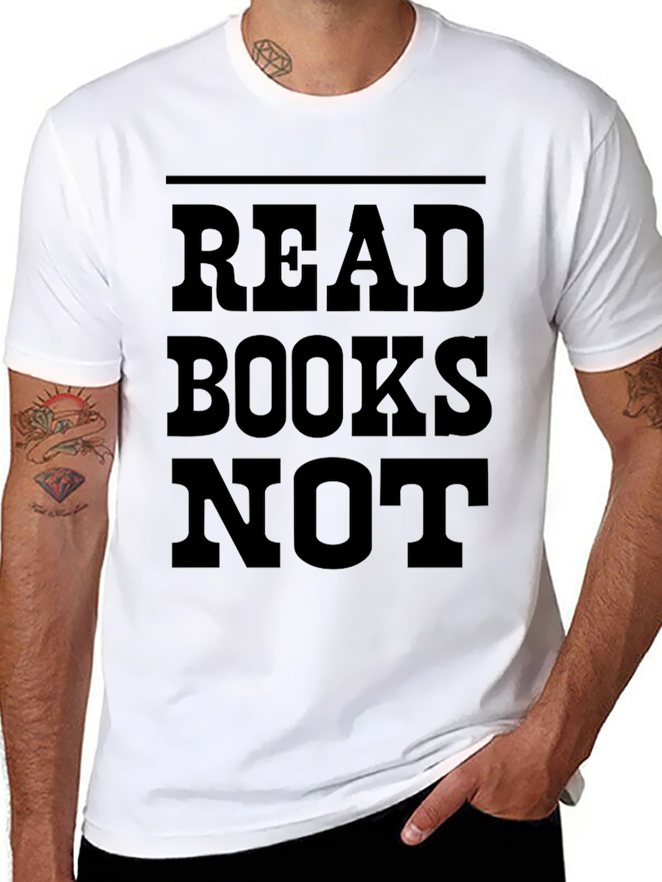 Read Books Not T-Shirt - Literary Apparel