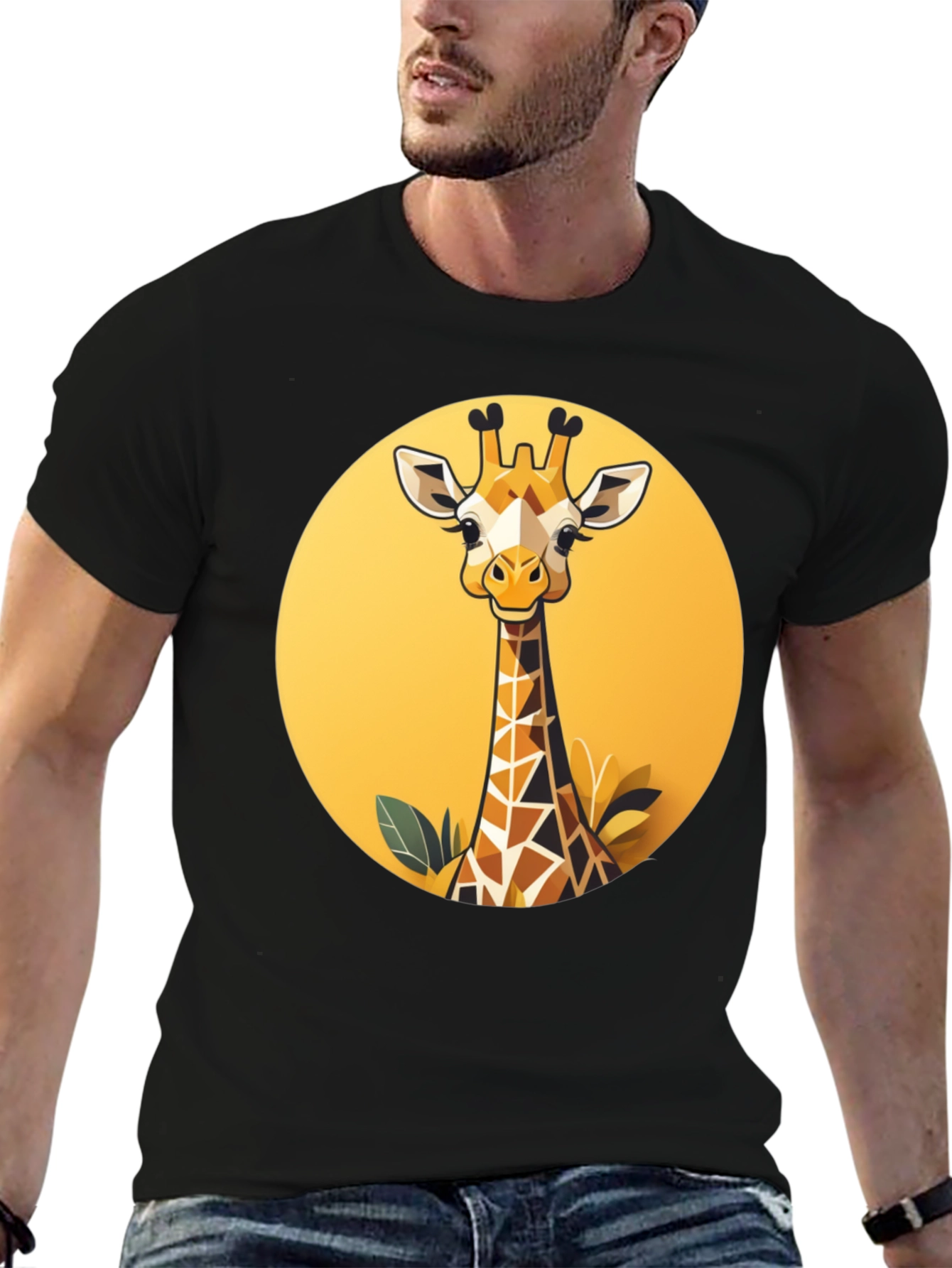 Giraffe Graphic Tee - Stylish & Unique